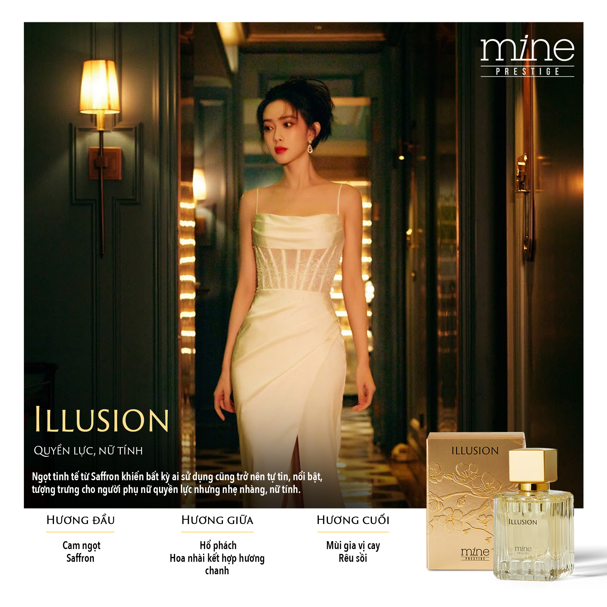 Nước hoa illusion Mine prestige 50ml-duoc-ban-tai-Siêu Thị Ánh Nguyệt