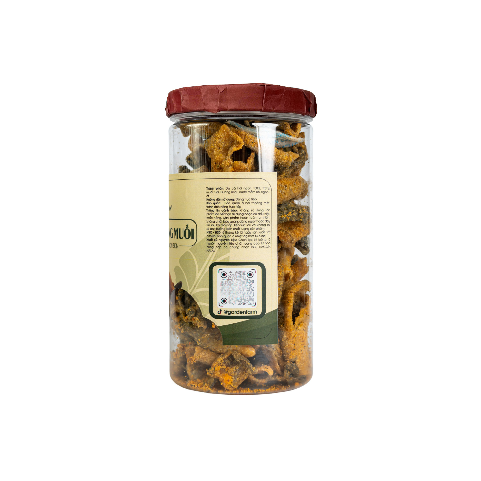 Da cá Hồi trứng muối Garden Farm (hũ 180g)