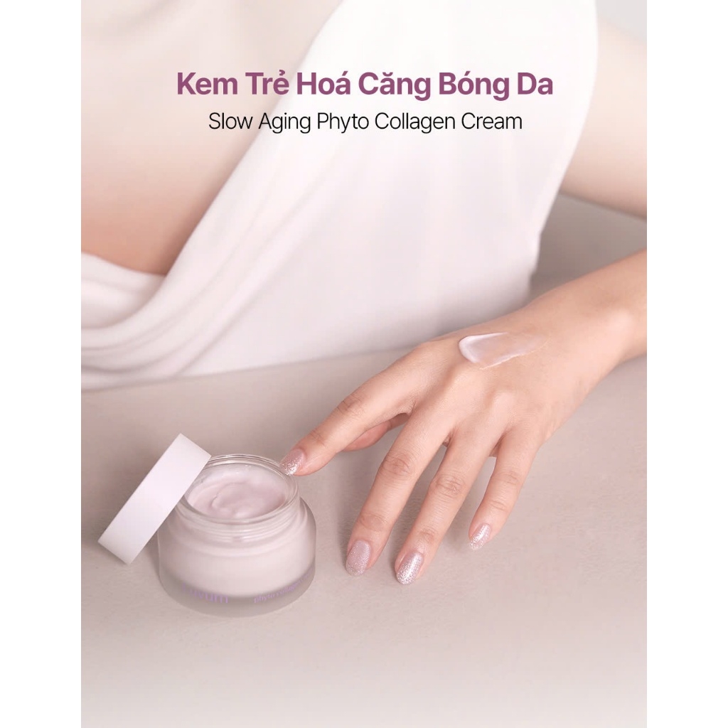 Kem Trẻ Hoá Căng Bóng Da - LUVUM slow aging Phyto Collagen Cream 50ml - Phân phối chính hãng