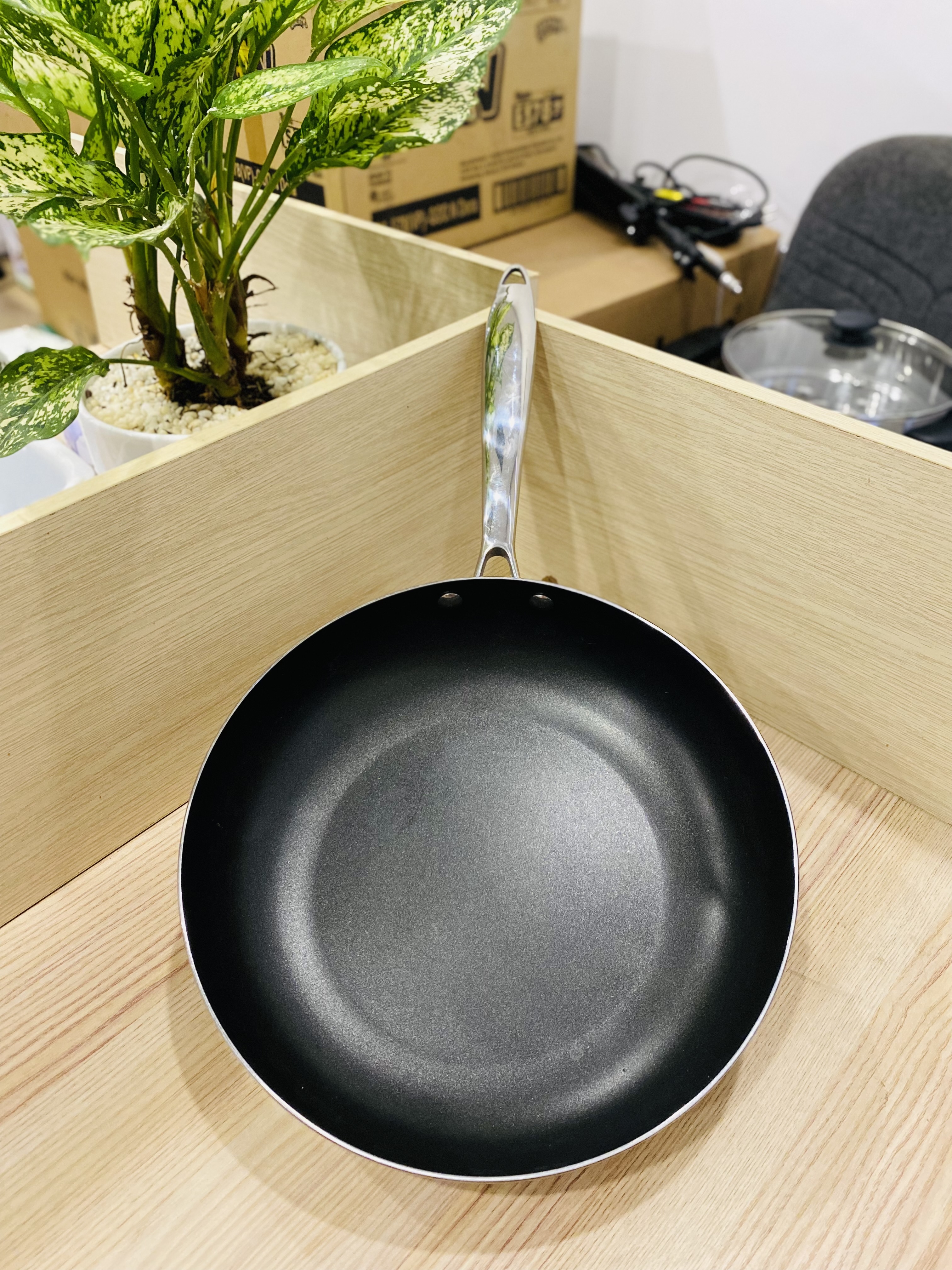 Chảo inox chống dính Nagakawa Natsu NAG2403