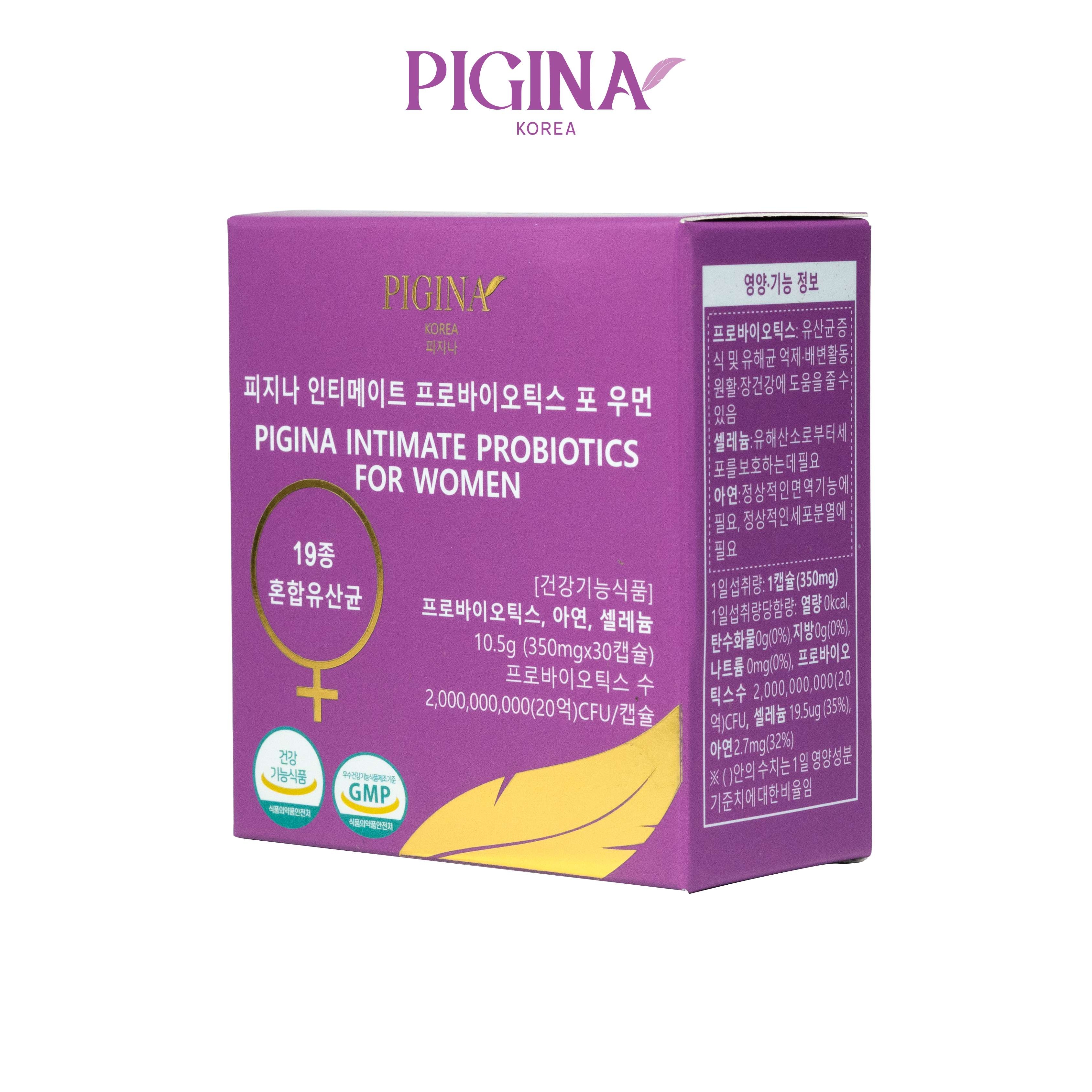Viên uống bổ sung lợi khuẩn cho nữ giới Pigina (30 viên) - 3