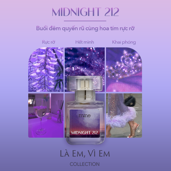 Nước hoa nữ Mine Midnight lưu hương 6-8h 30ml