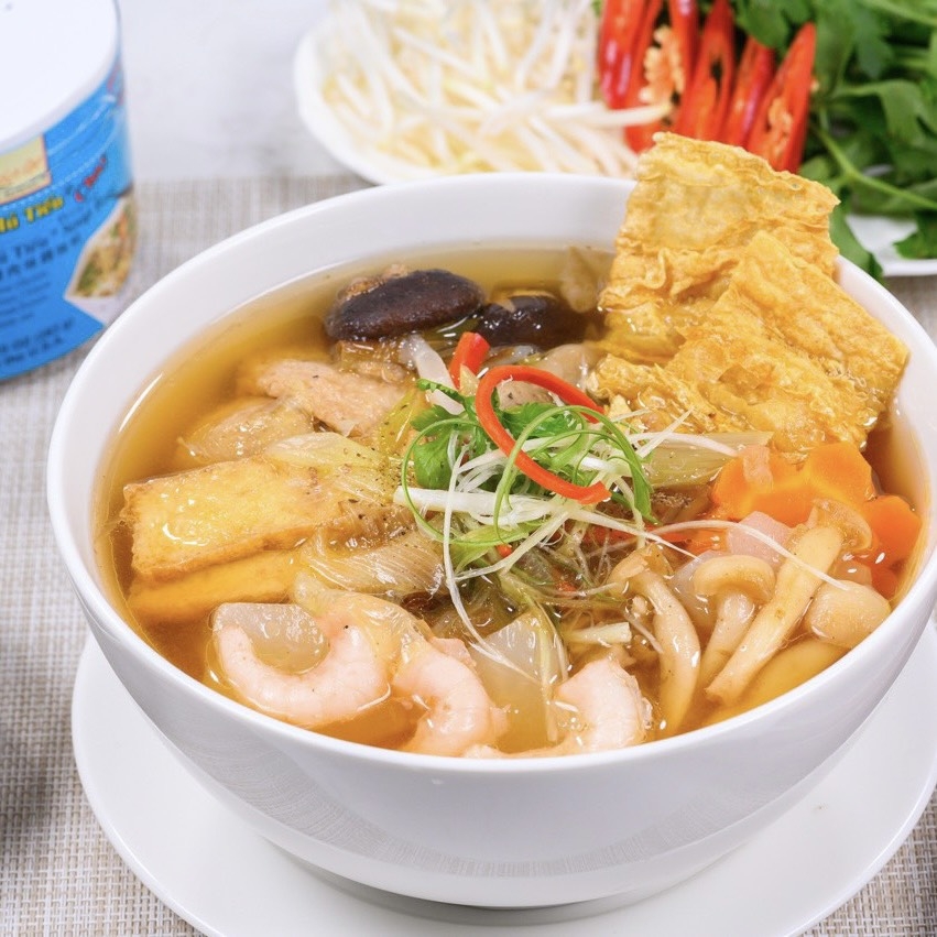 Cốt Hủ Tiếu Chay® Brand – Vegetarian “Hủ Tiếu” Soup Base