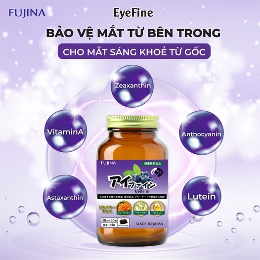 Viên Uống Bổ Mắt EyeFine Nhật Bản ( Hộp 30 viên ) - Phân phối chính hãng