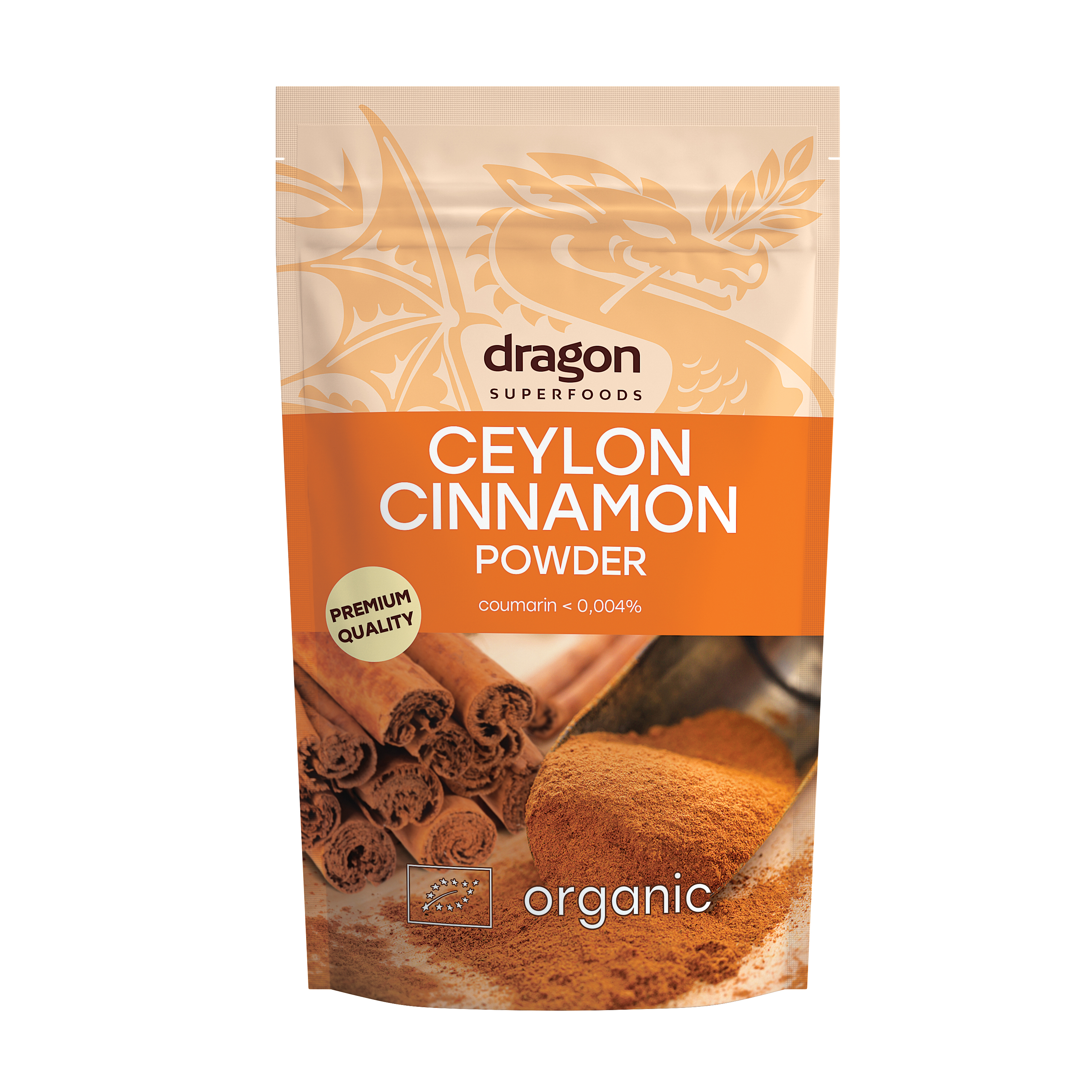 Bột quế Ceylon hữu cơ Dragon Superfoods 150g