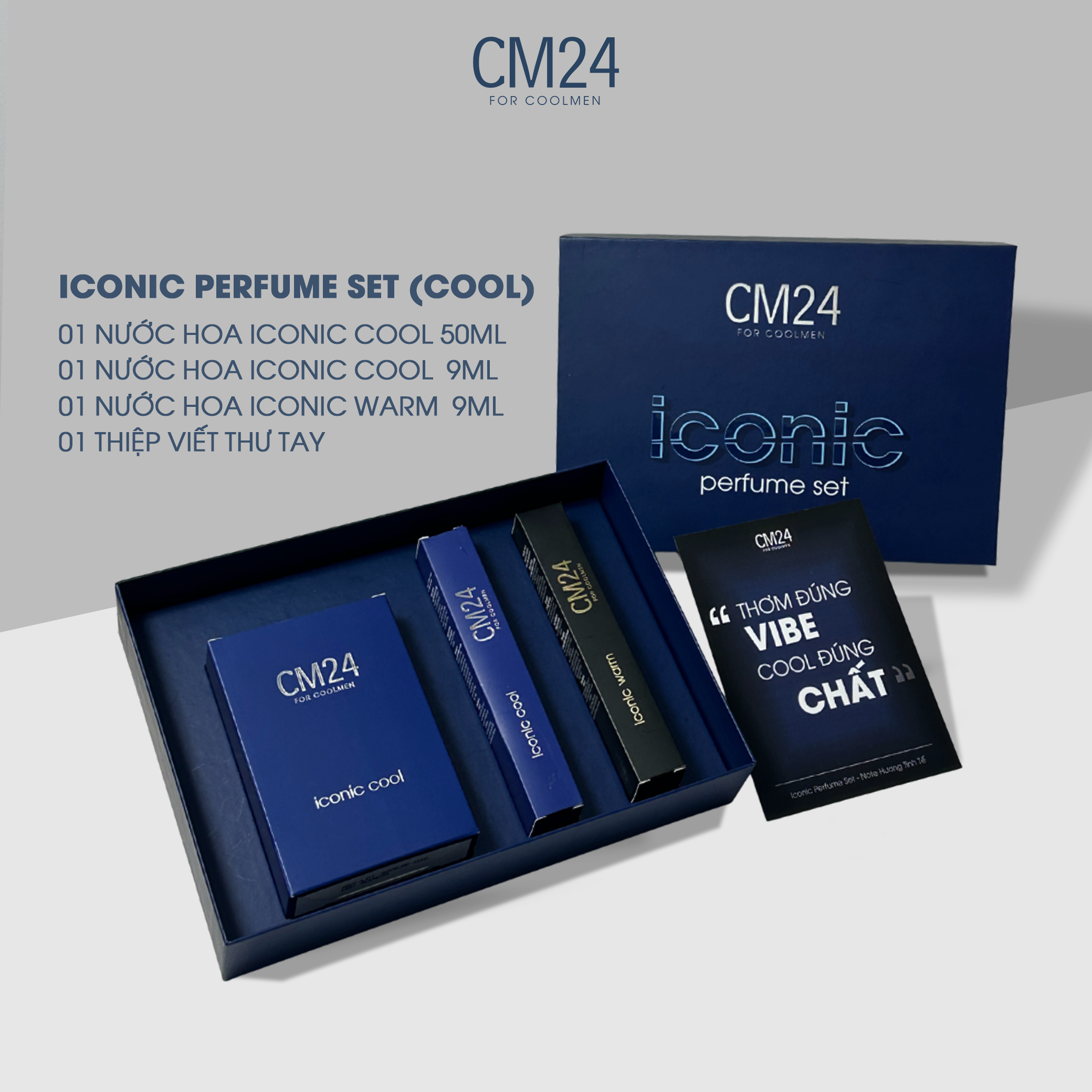 Combo Set nước hoa Iconic Cool 68ml