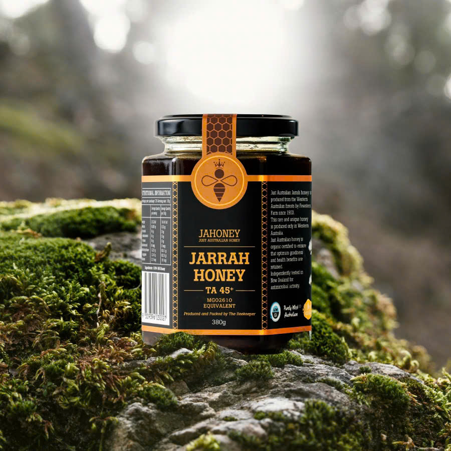 Mật ong Jahoney Jarrah TA45+ 380g (kèm túi + hộp)