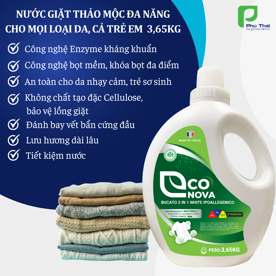Nước giặt xả thảo mộc Econova (Chai 3.65kg)-duoc-ban-tai-Siêu Thị Ánh Nguyệt