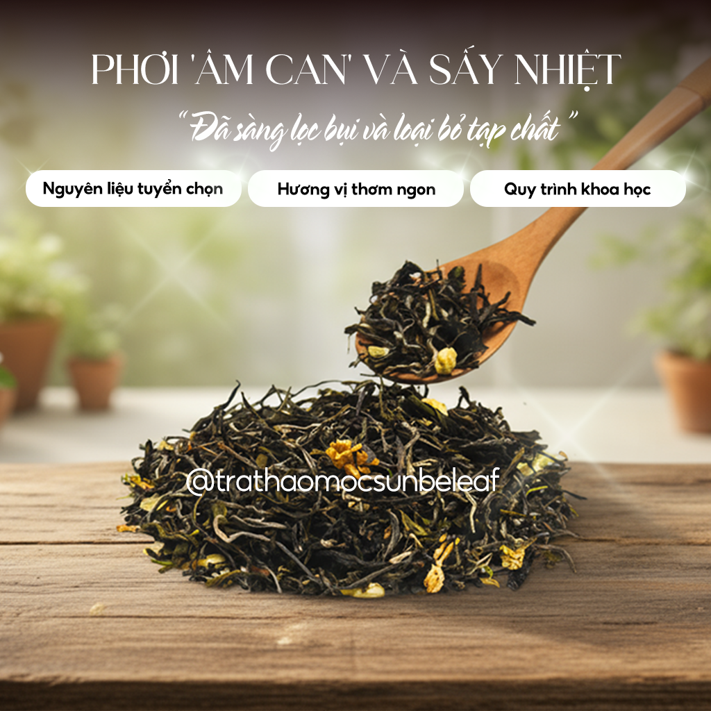 Trà Lài Sunbeleaf - Hương Thơm Dịu Nhẹ, Mang Lại Cảm Giác Thư Thái Mỗi Ngày - Hộp 20 Gói Túi Lọc