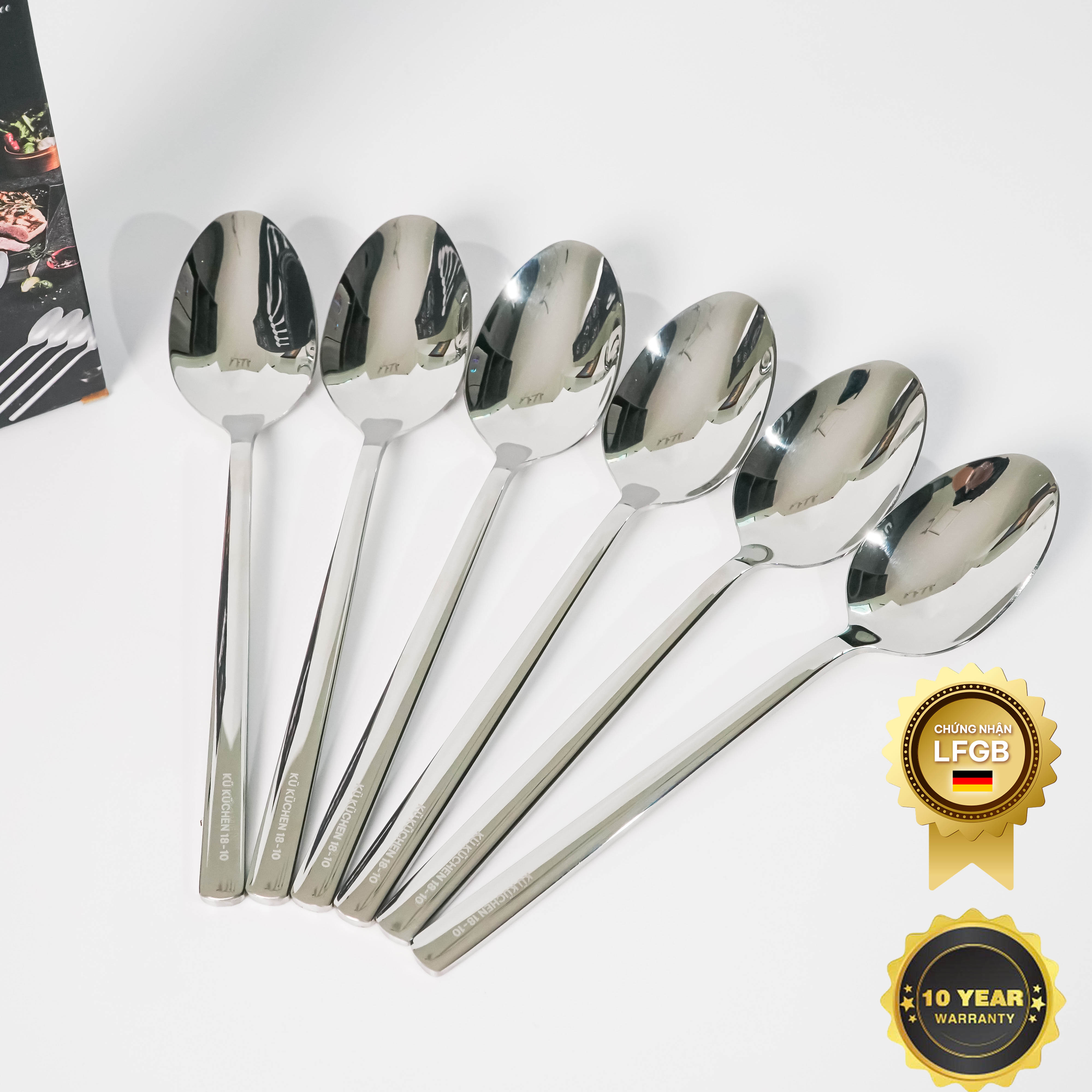 Bộ 6 thìa bàn ăn Table Spoon KUCHEN SH2246 TBS6