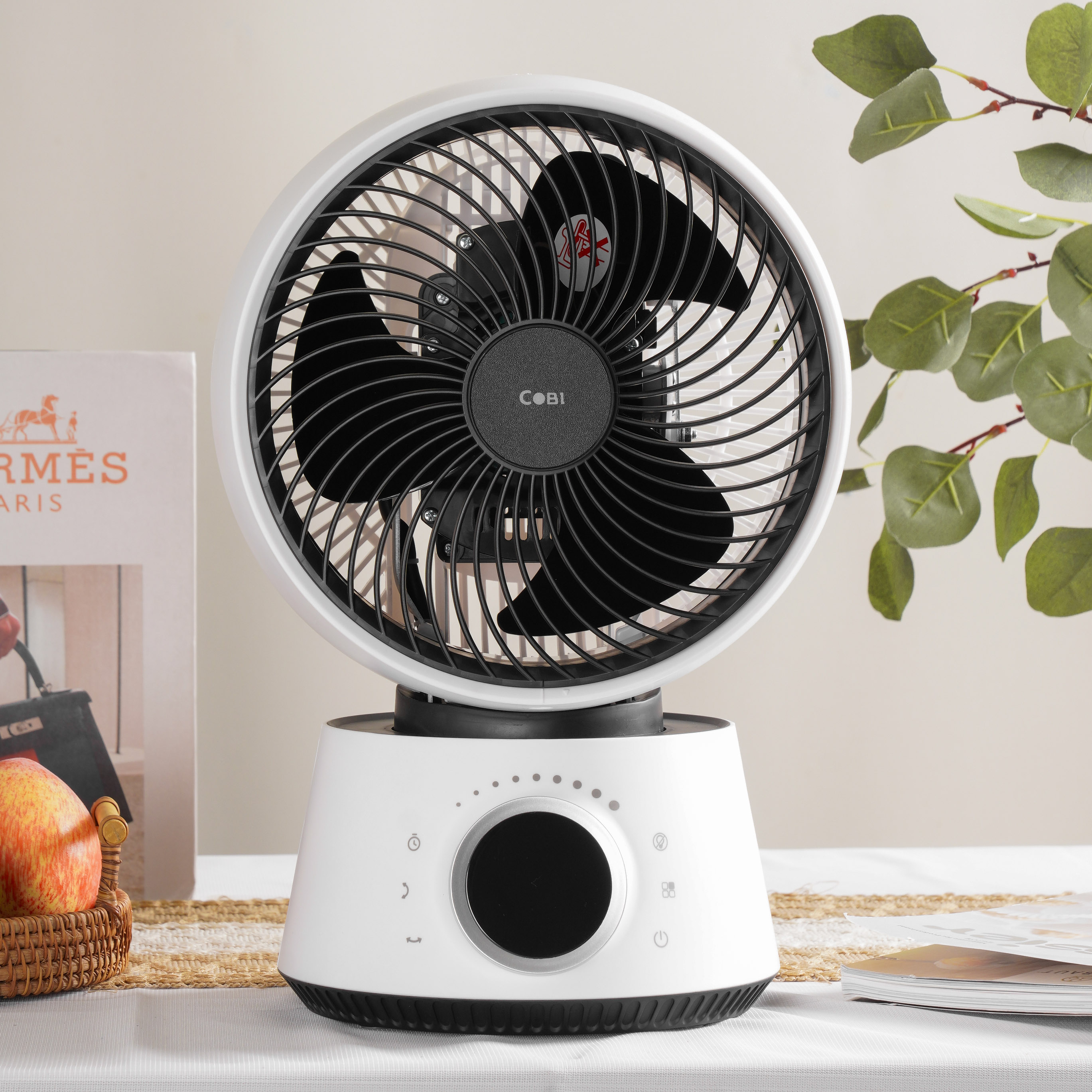 Quạt tuần hoàn không khí để bàn 8" COBI - Điều khiển từ xa, Hẹn giờ, Xoay tự động 3D 360°_341729