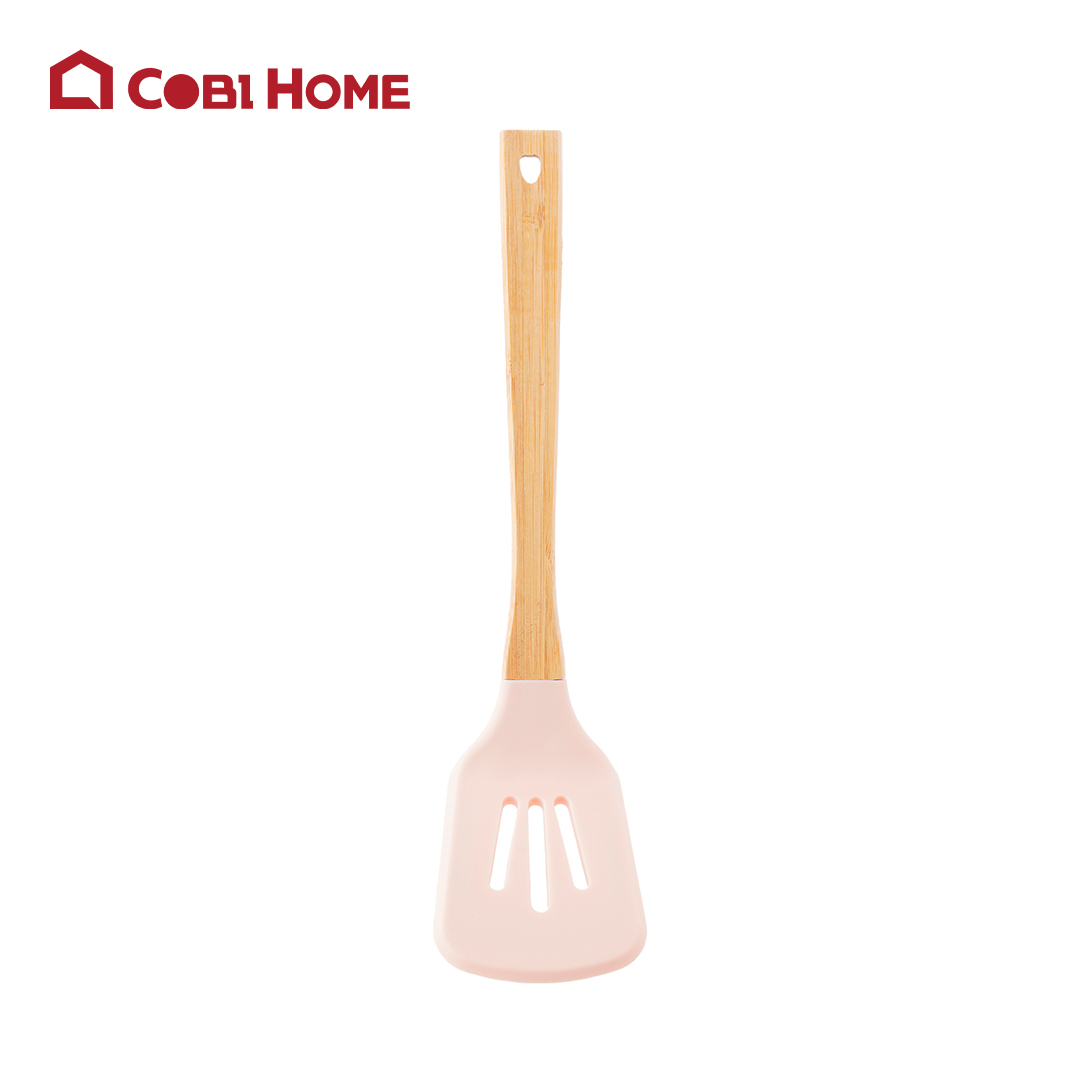 Xẻng silicone chiên xào có rãnh