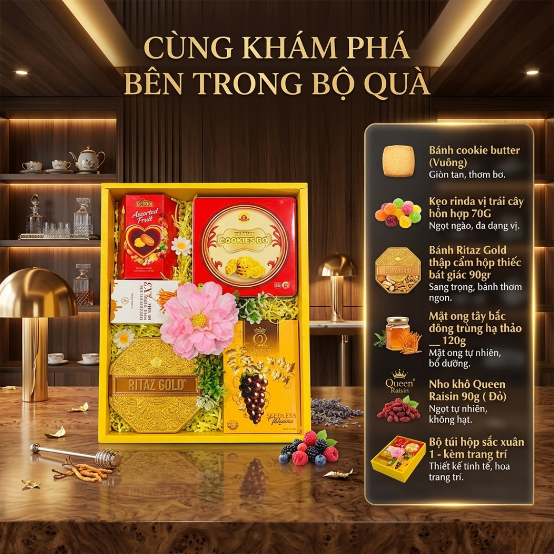 Quà Tặng Doanh Nghiệp Thịnh Lộc Bền Lâu – Quà Tặng  Tri Ân Sang Trọng Giá Tốt (Kèm Túi Cao Cấp)