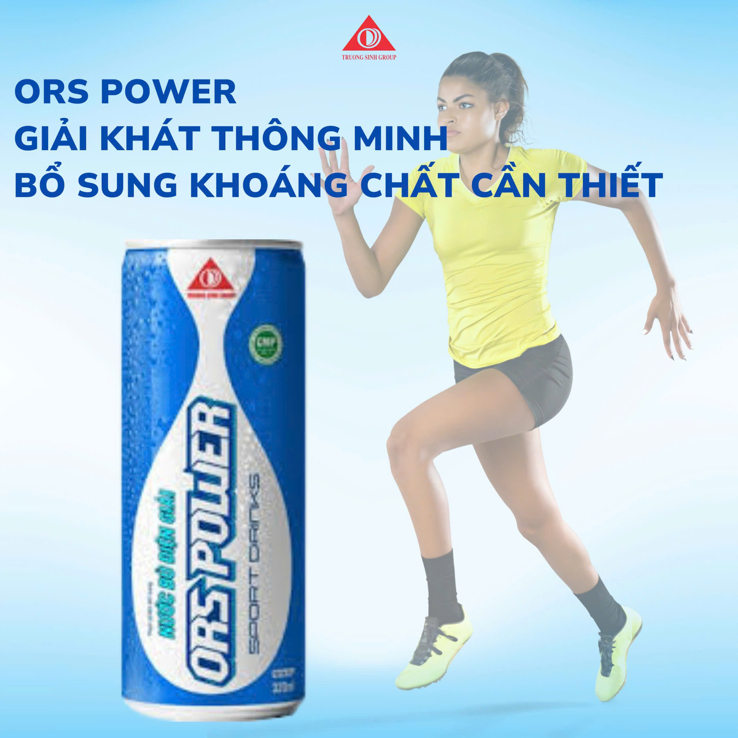 Nước bù điện giải ORS POWER (thùng 24 lon) - Phân phối chính hãng