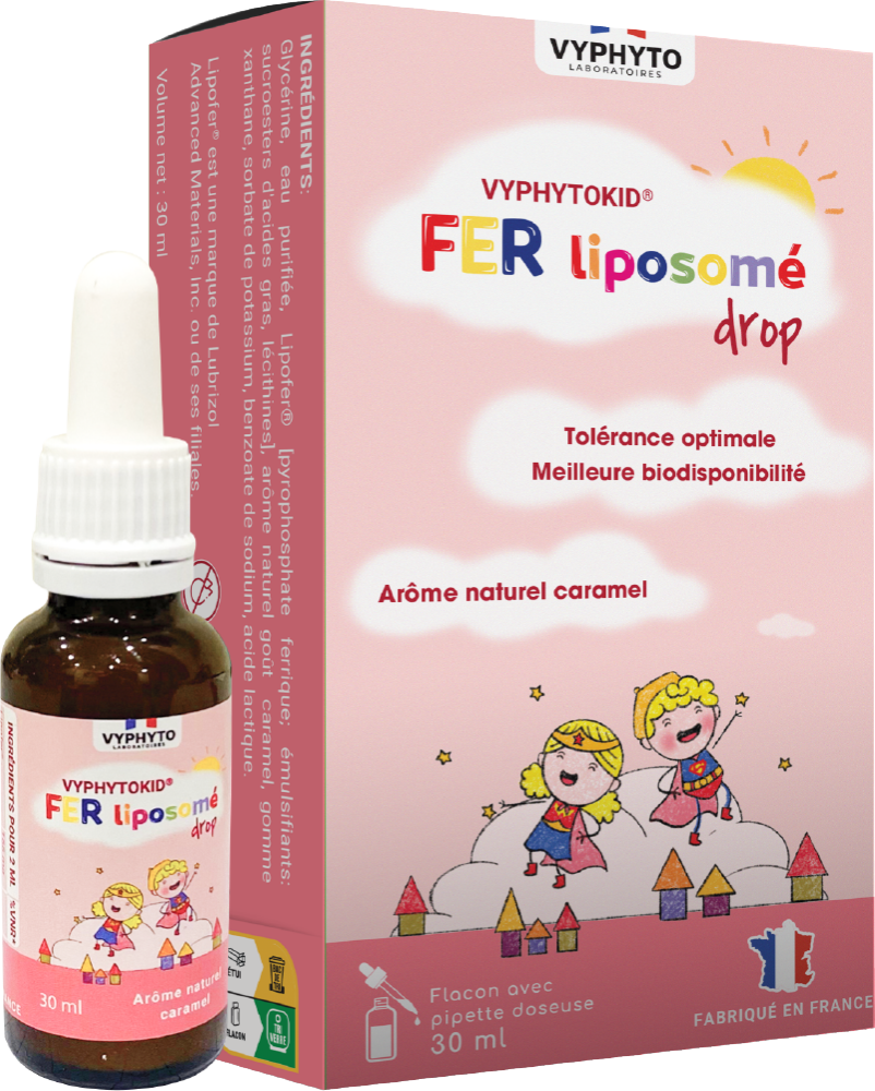 Thực phẩm bảo vệ sức khỏe VYPHYTOKID FER liposomé drop hỗ trợ bổ sung sắt (lọ 30ml) - 5