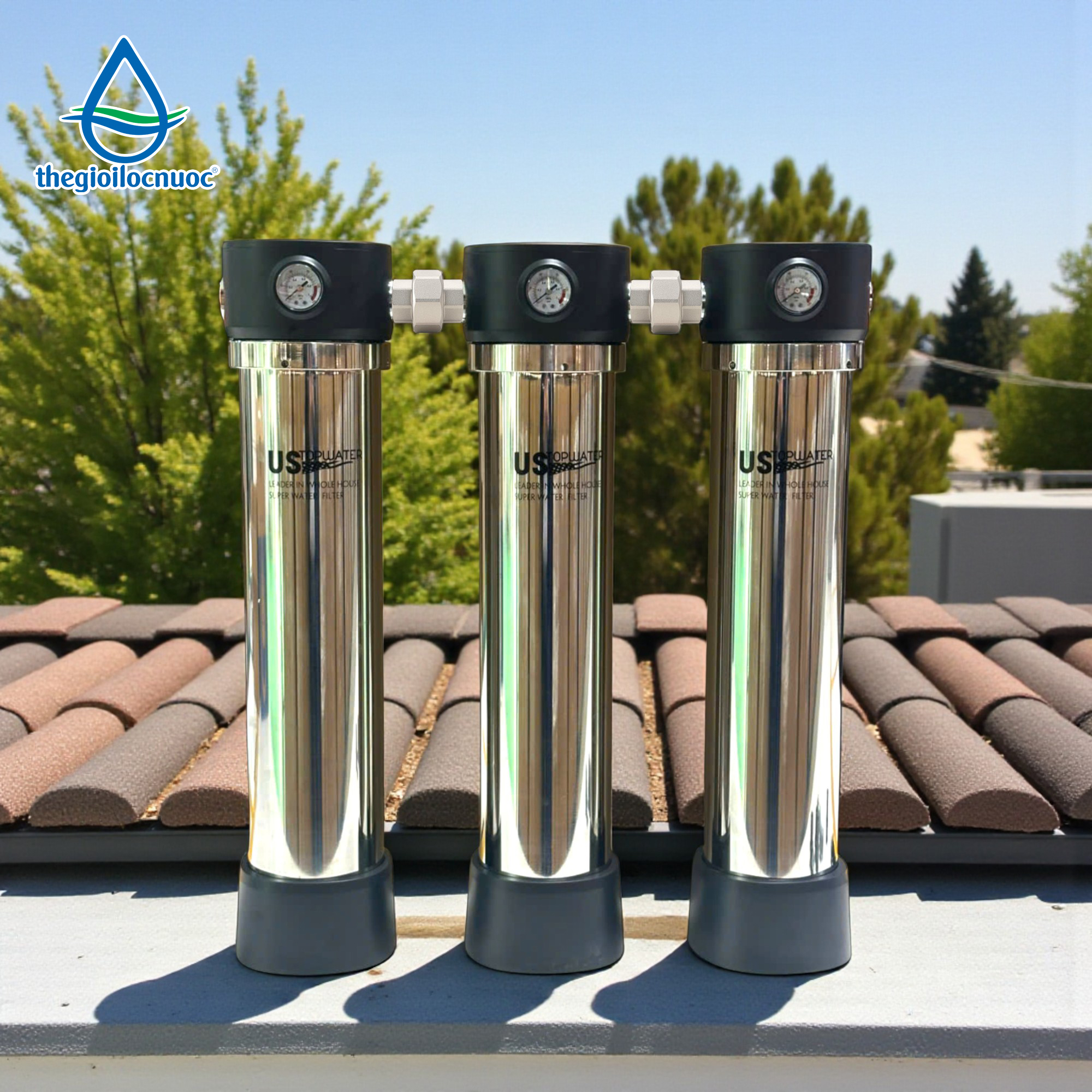 Bộ lọc tổng USTOPWATER, model: Delux-XS