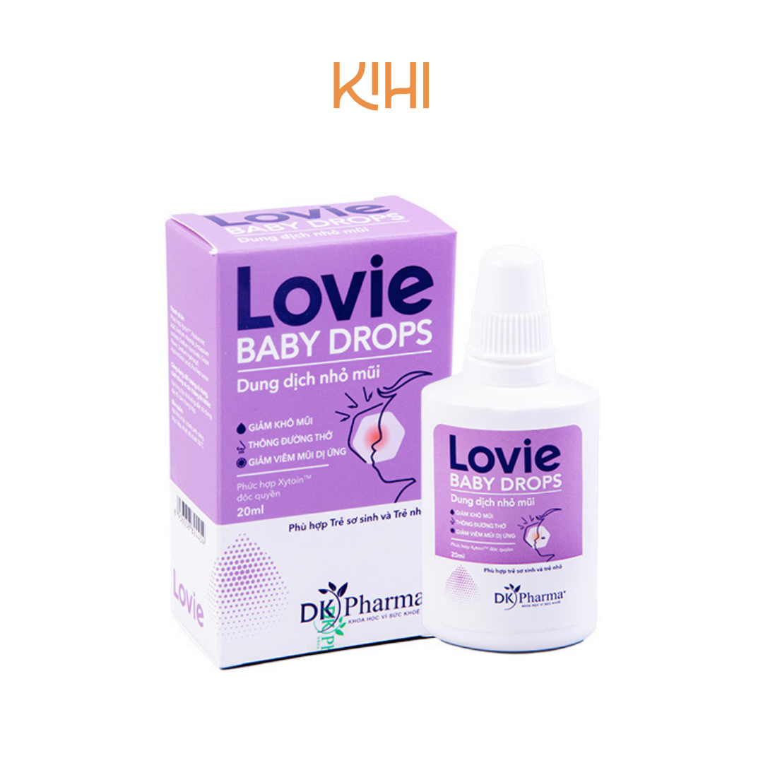 Nhỏ mũi điều hòa Lovie Baby Drops 20ml