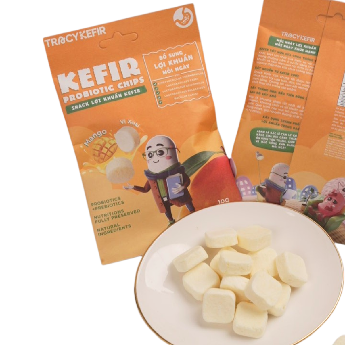 Snack lợi khuẩn kefir vị xoài - 8