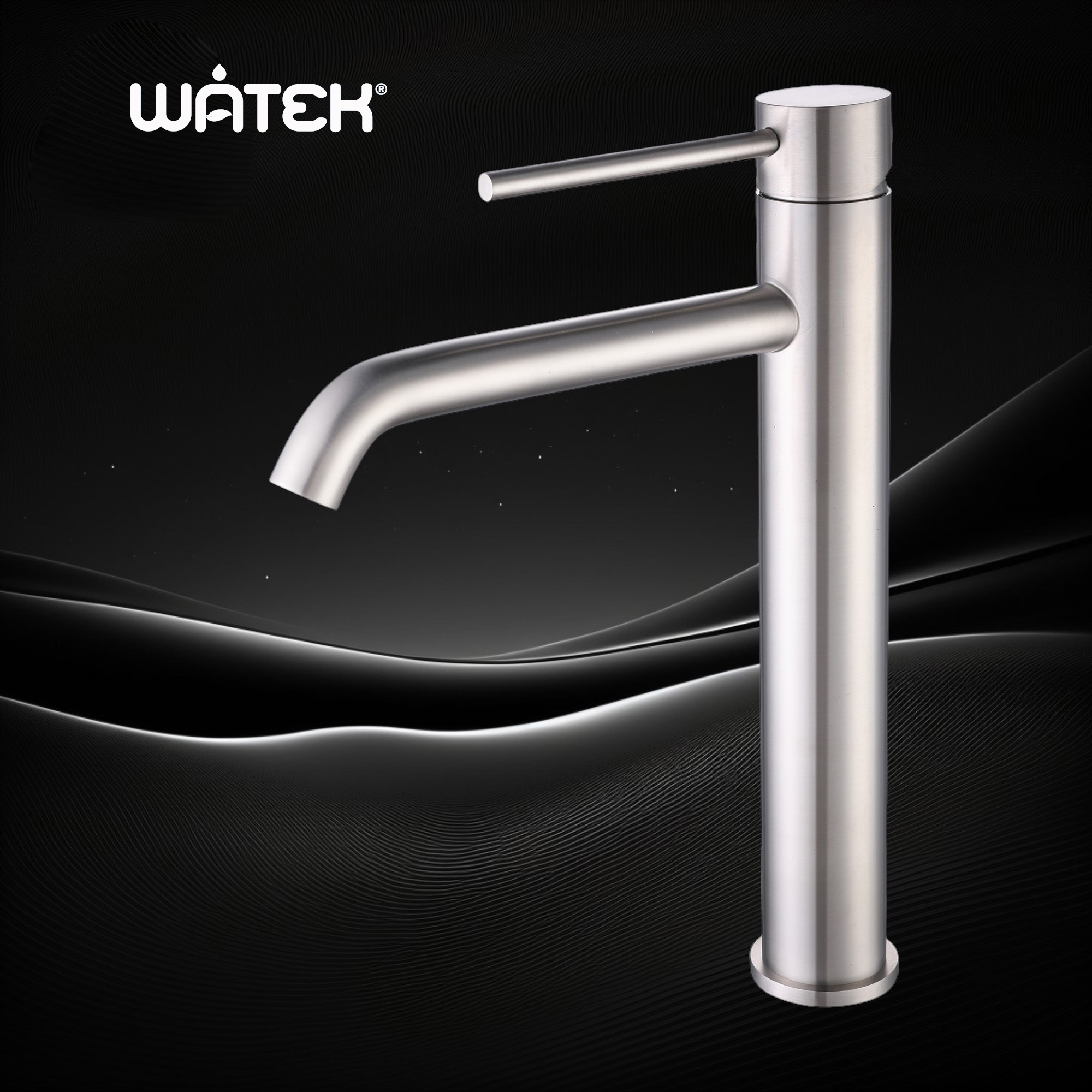 Bộ vòi trộn chậu rửa cao cấp WATEK, model WT-8144 - Phân phối chính hãng
