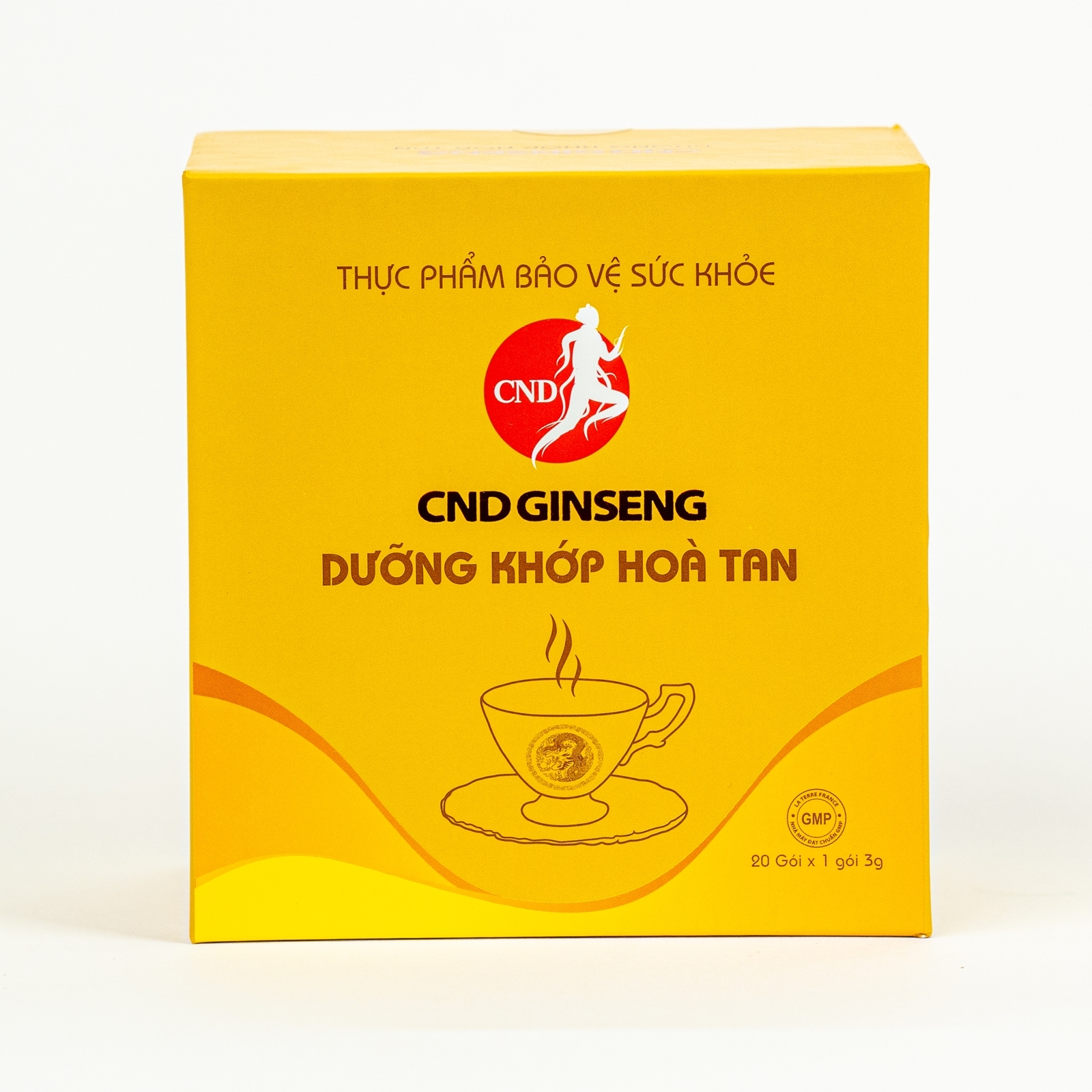 Sâm CND Ginseng Dưỡng Khớp Hòa Tan hỗ trợ giảm đau, khô khớp do viêm và thoái hóa (kèm túi) - Phân phối chính hãng