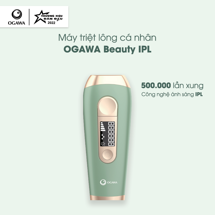 Thiết bị triệt lông cầm tay, mã sản phẩm XPRE134-OB-134:  OGAWA Beauty – Hair Removal Device - Phân phối chính hãng