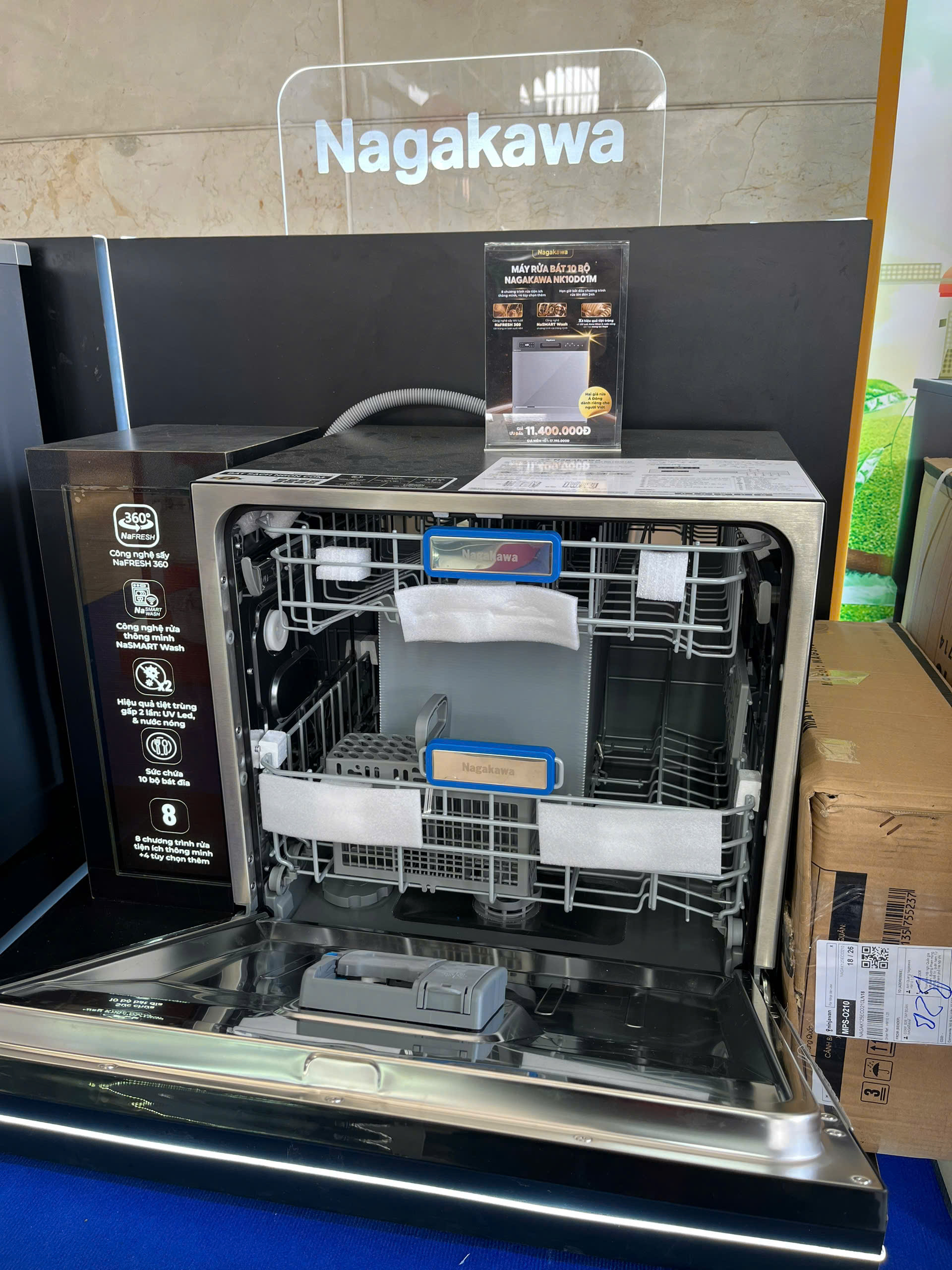 Máy rửa bát Nagakawa NK10D01M