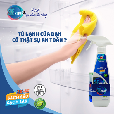 Bộ vi sinh lau chùi đa năng 3E Kleen (01 Chai 500ml + 01 ống 5ml) - 5