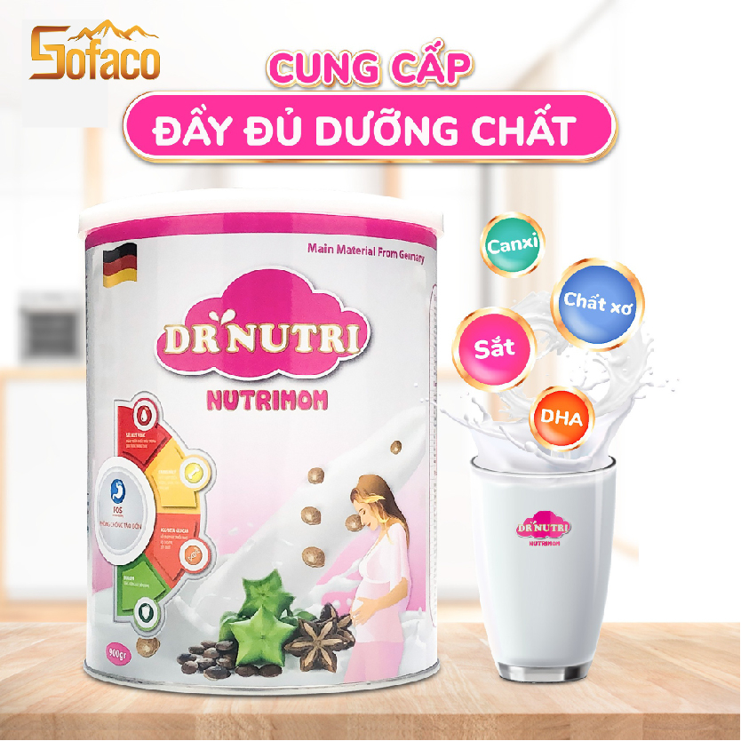 Sữa bột dành cho mẹ bầu Dr Nutri Mom 900g-duoc-ban-tai-Droppiimart