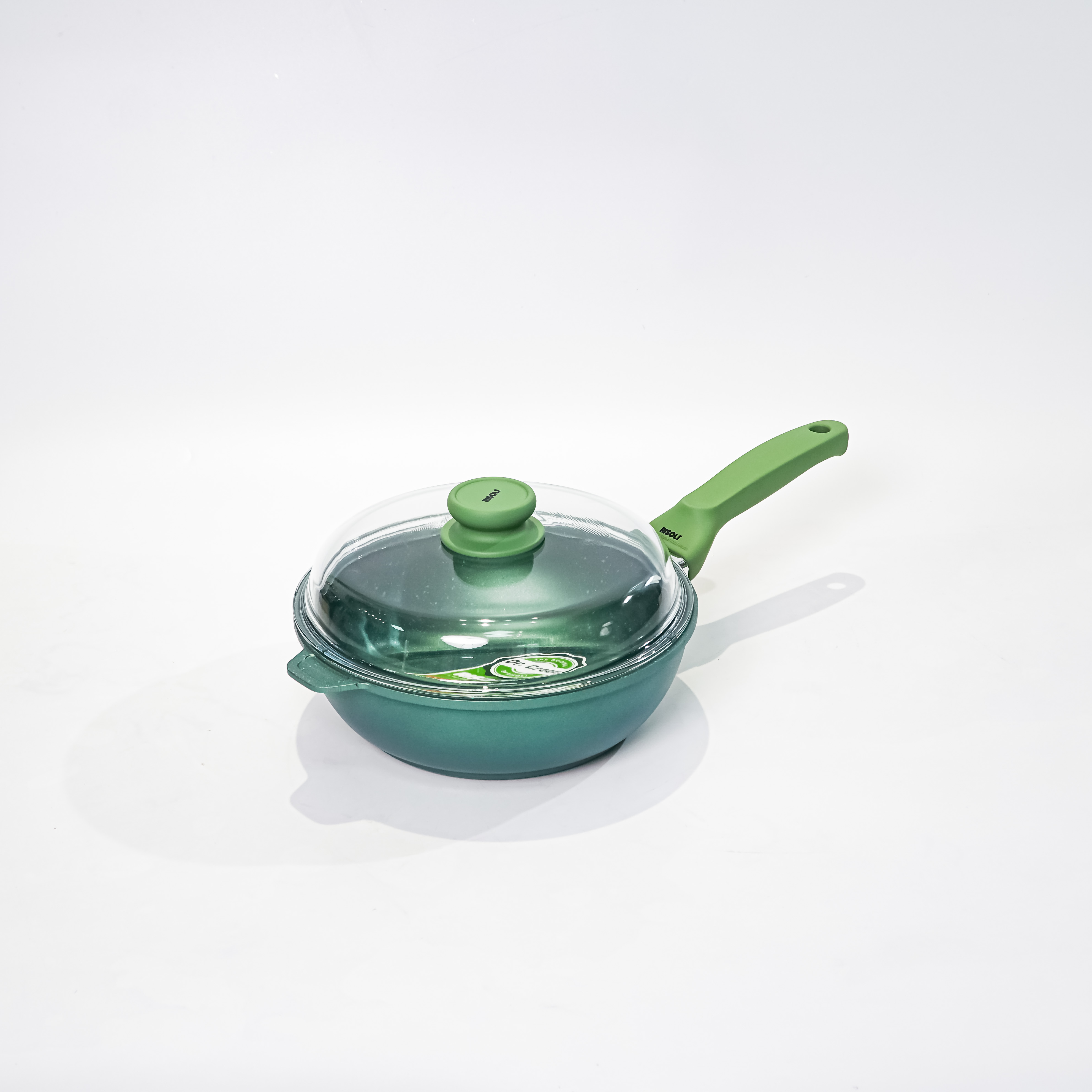 CHẢO CAO CẤP RISOLI CÓ NẮP ĐÁY TỪ DR.GREEN - Model: Risoli-00105DRIN/24
