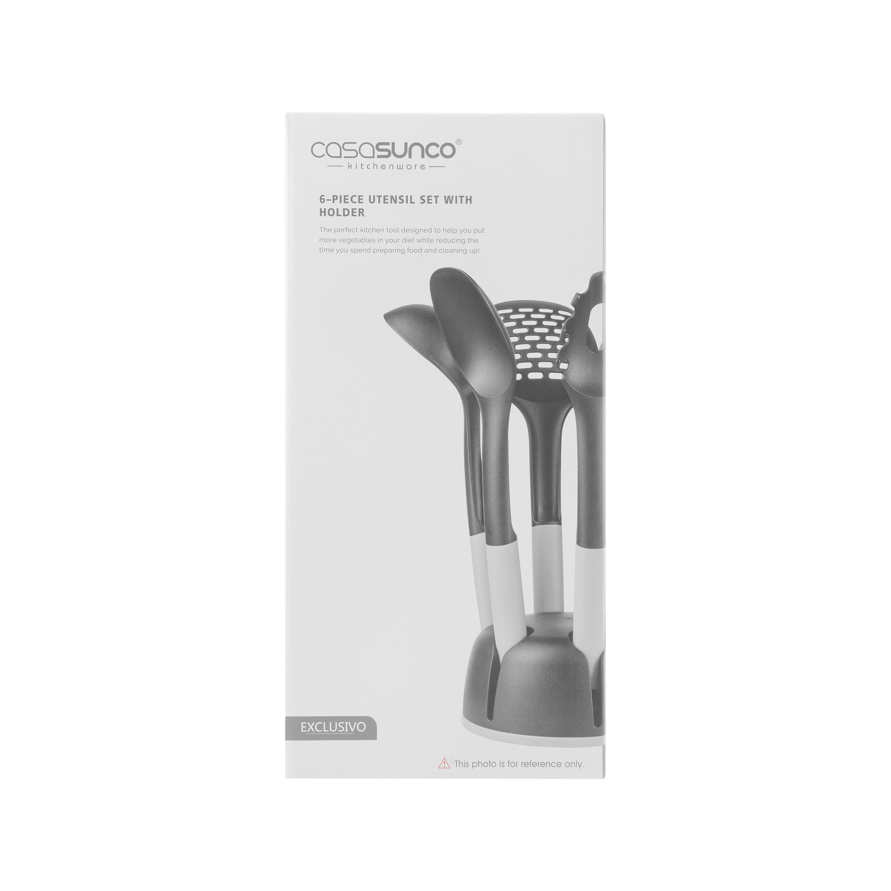Bộ đồ dùng nilon nhà bếp set 6 màu đen - Cobi Home - 369925