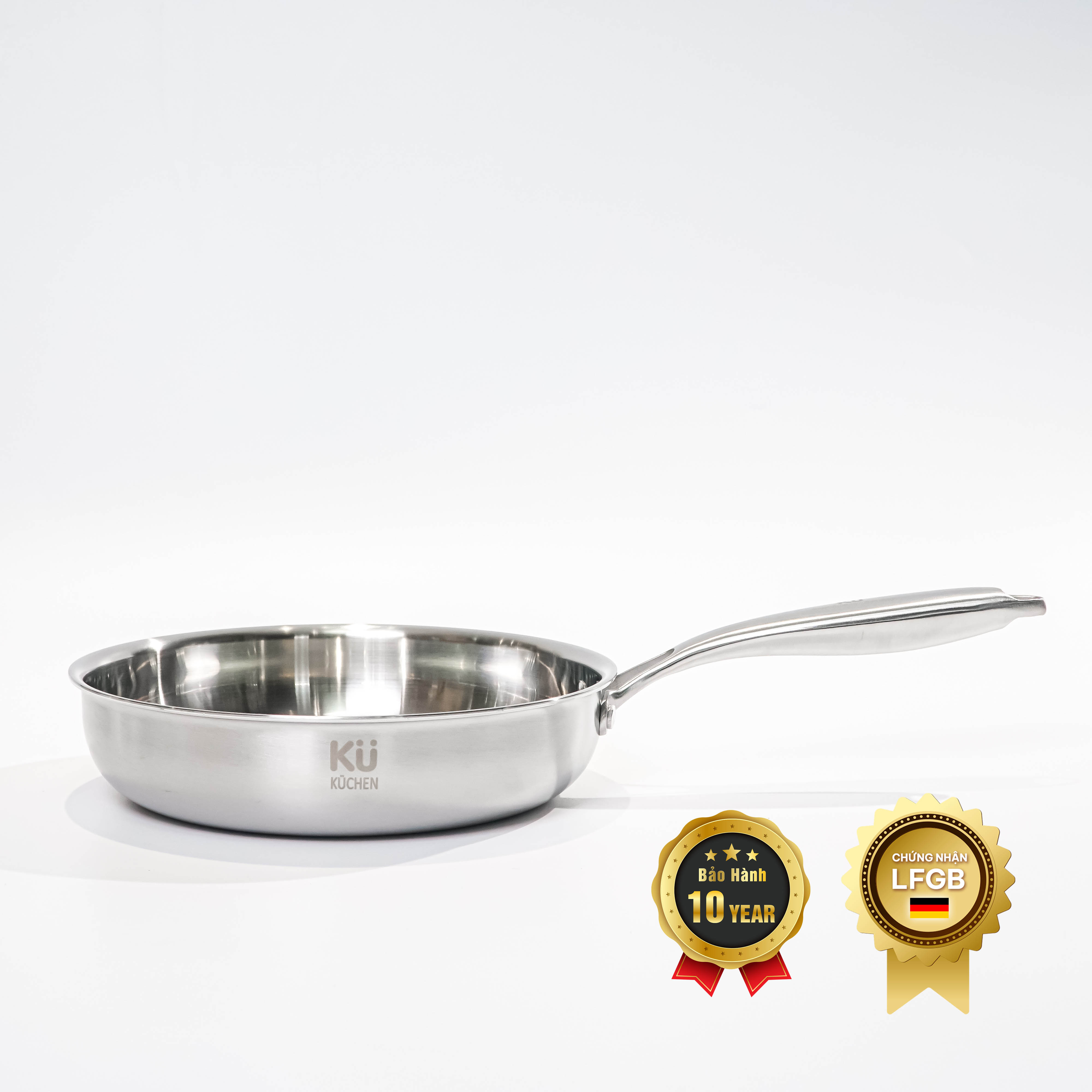 Chảo Inox Cao Cấp KU3326 size 24 (LFGB)