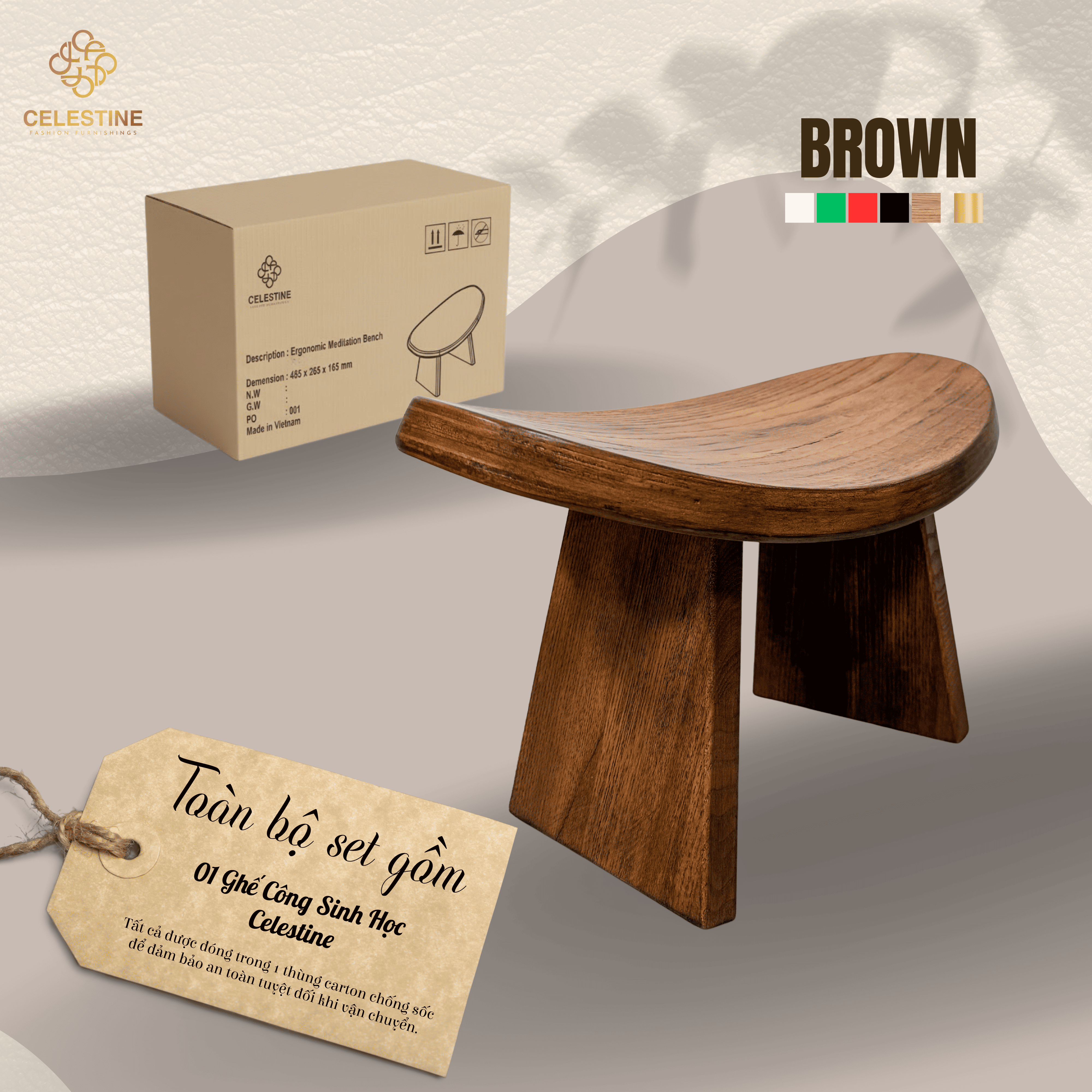 Ghế Công Sinh Học BROWN