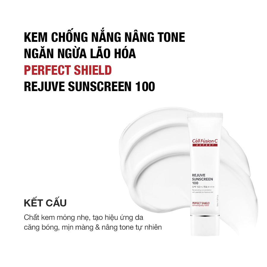 Kem Chống Nắng Bảo Vệ, Tái Tạo Da Cell Fusion C Expert Rejuve Sunscreen 100 SPF50+/ PA++++ 50ML
