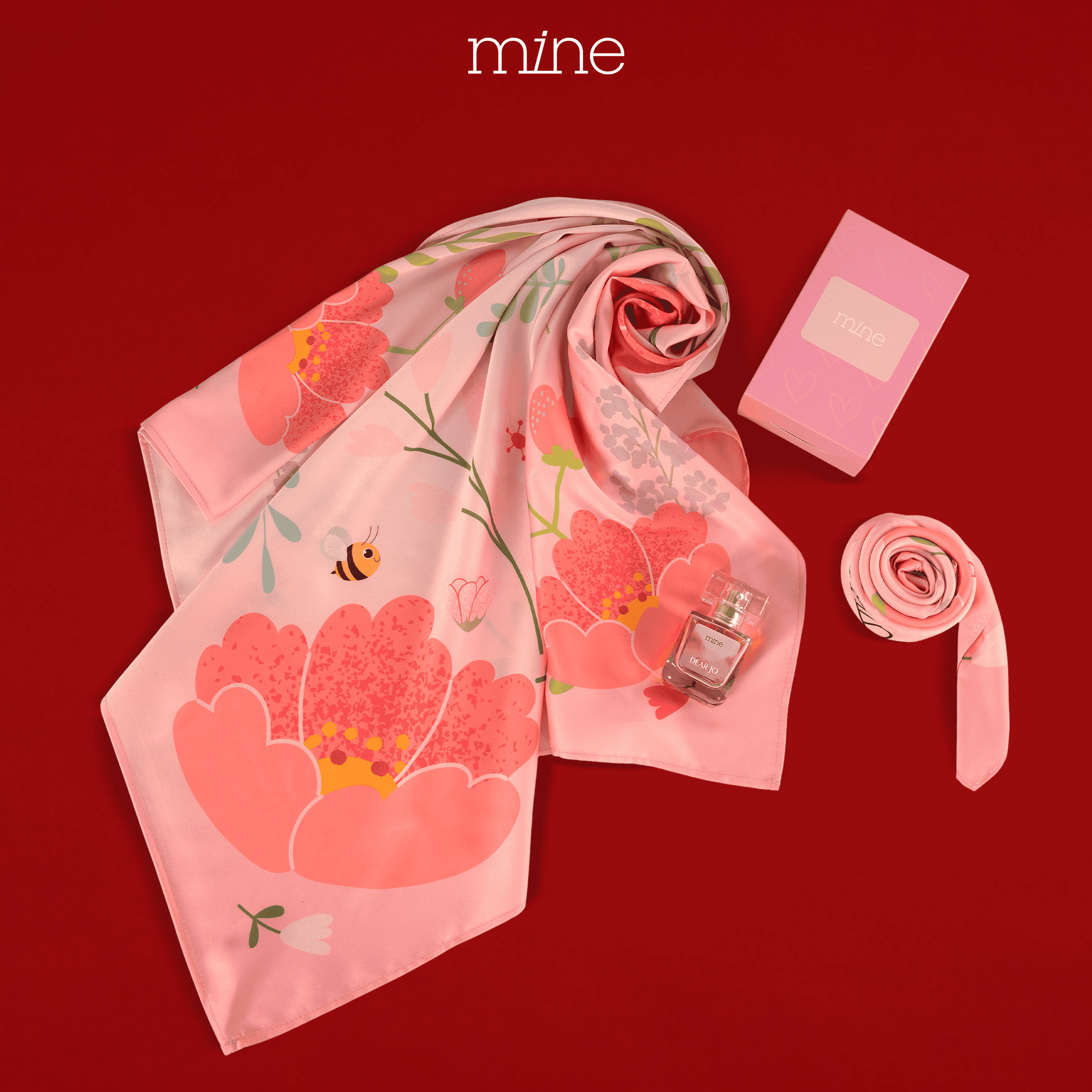 Hộp quà tặng Mine Nước hoa Midnight 30ml & Khăn lụa