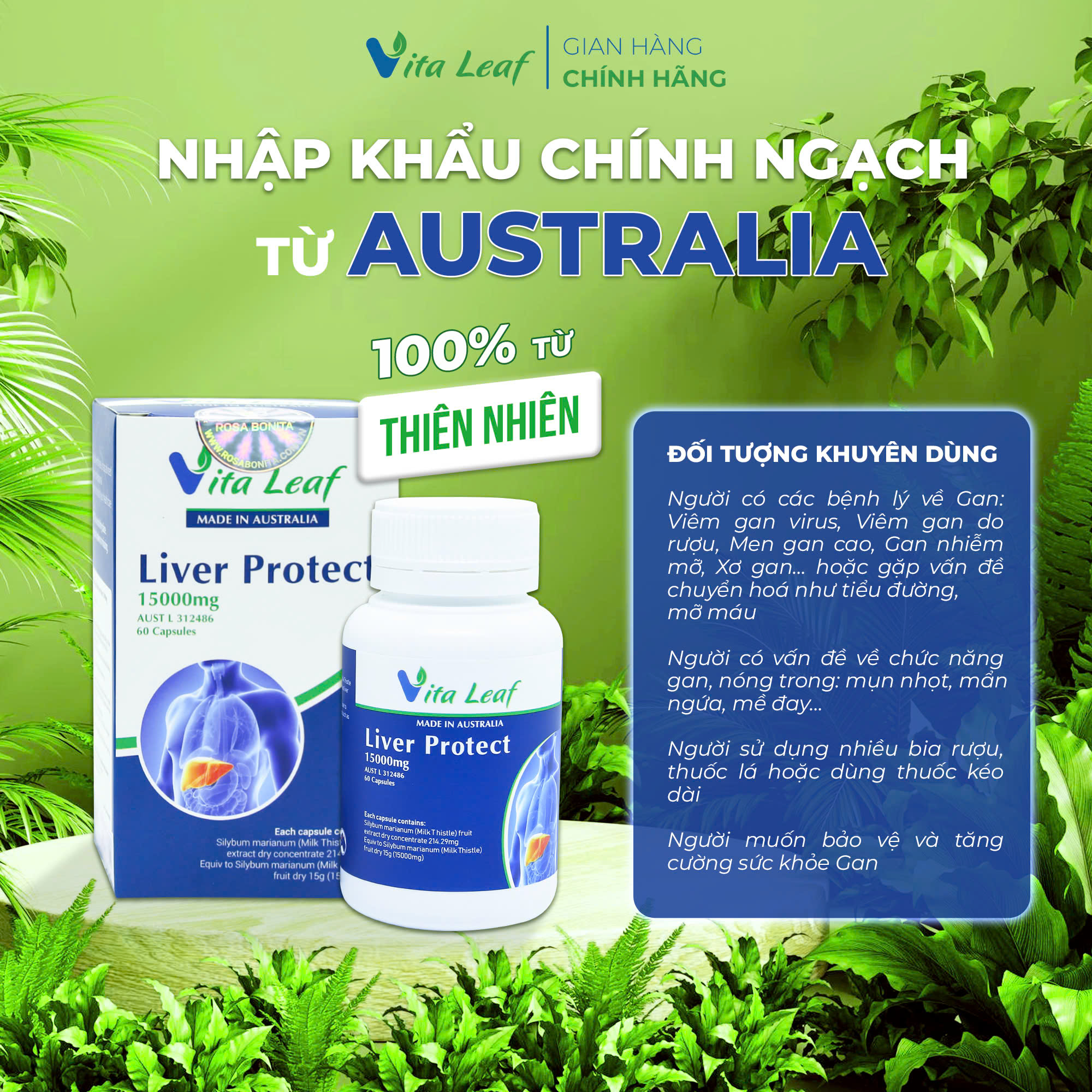 Combo liver-source of life (lá gan nguồn sống) (3 hộp)- Hỗ trợ Thải độc gan, bảo vệ và duy trì chức năng gan - 5