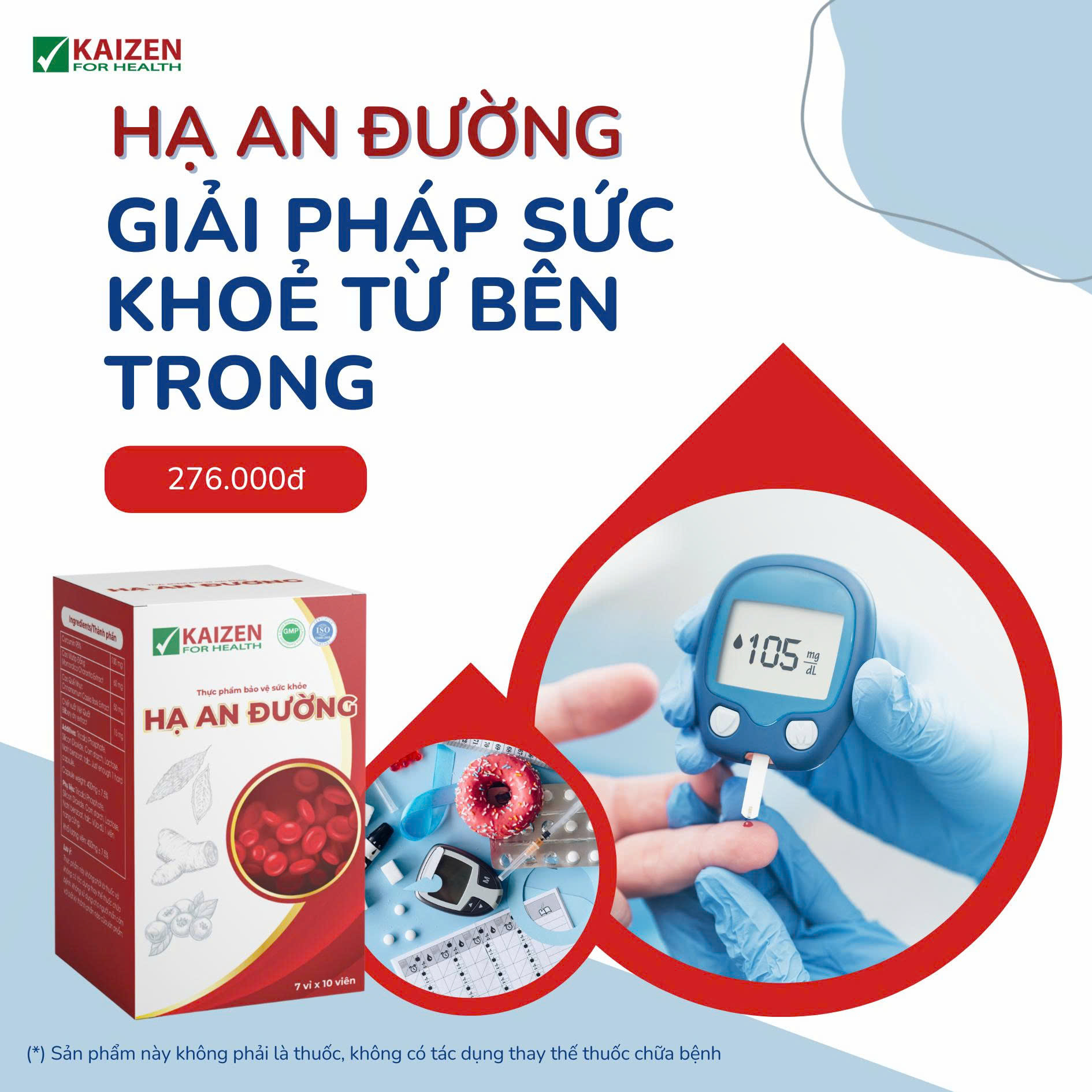 Viên uống Hạ An Đường giúp hạ đường huyết, hỗ trợ chuyển hóa đường (70 viên) - 6