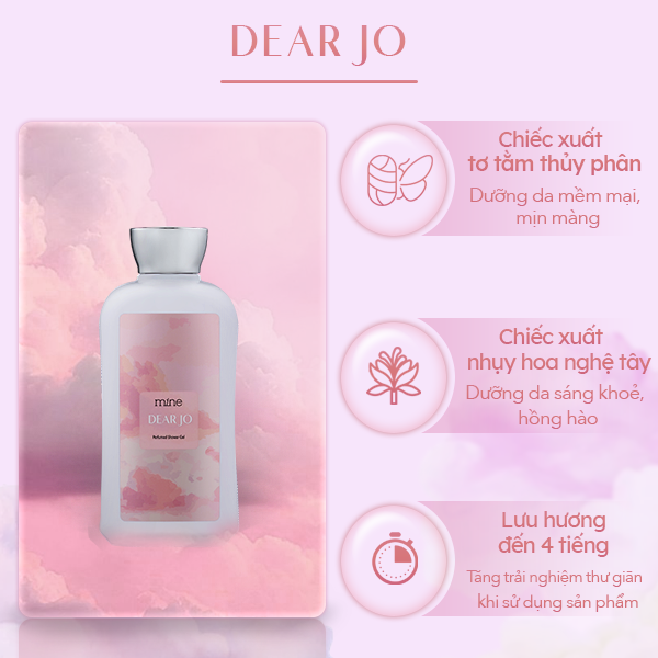 Hộp quà tặng Mine Sữa tắm & Nước hoa Dear Jo - 4