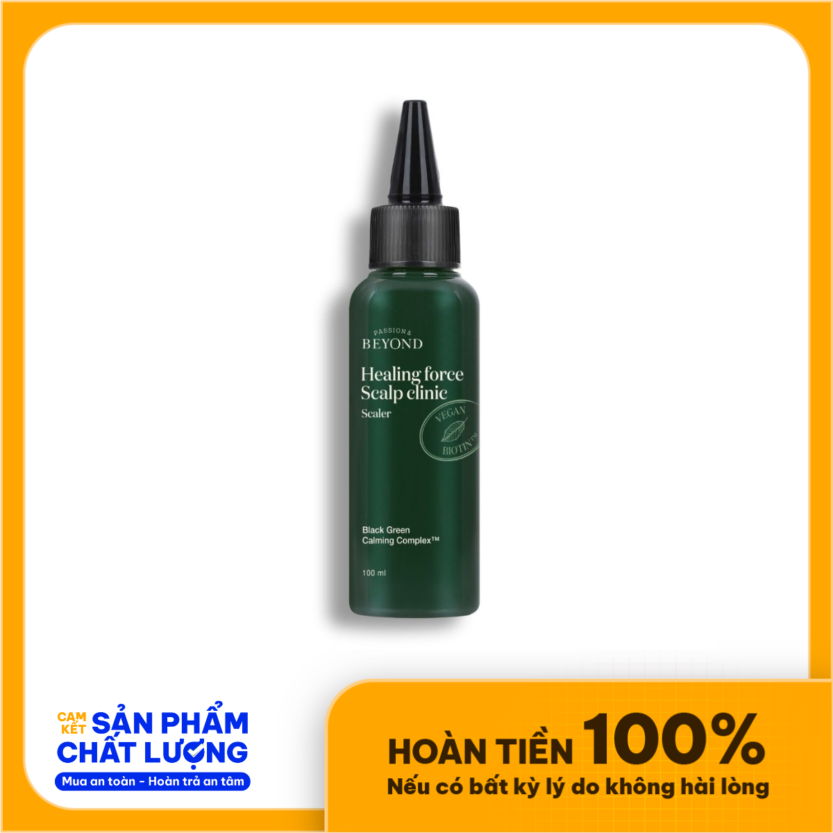 Tẩy tế bào chết da đầu làm sạch kiềm dầu Thuần chay BEYOND HealForce Scalp Clinic Scaler 100ml (BEYOND HEALING FORCE SCALP CLINIC SCALER)-duoc-ban-tai-PL Home & Health Store