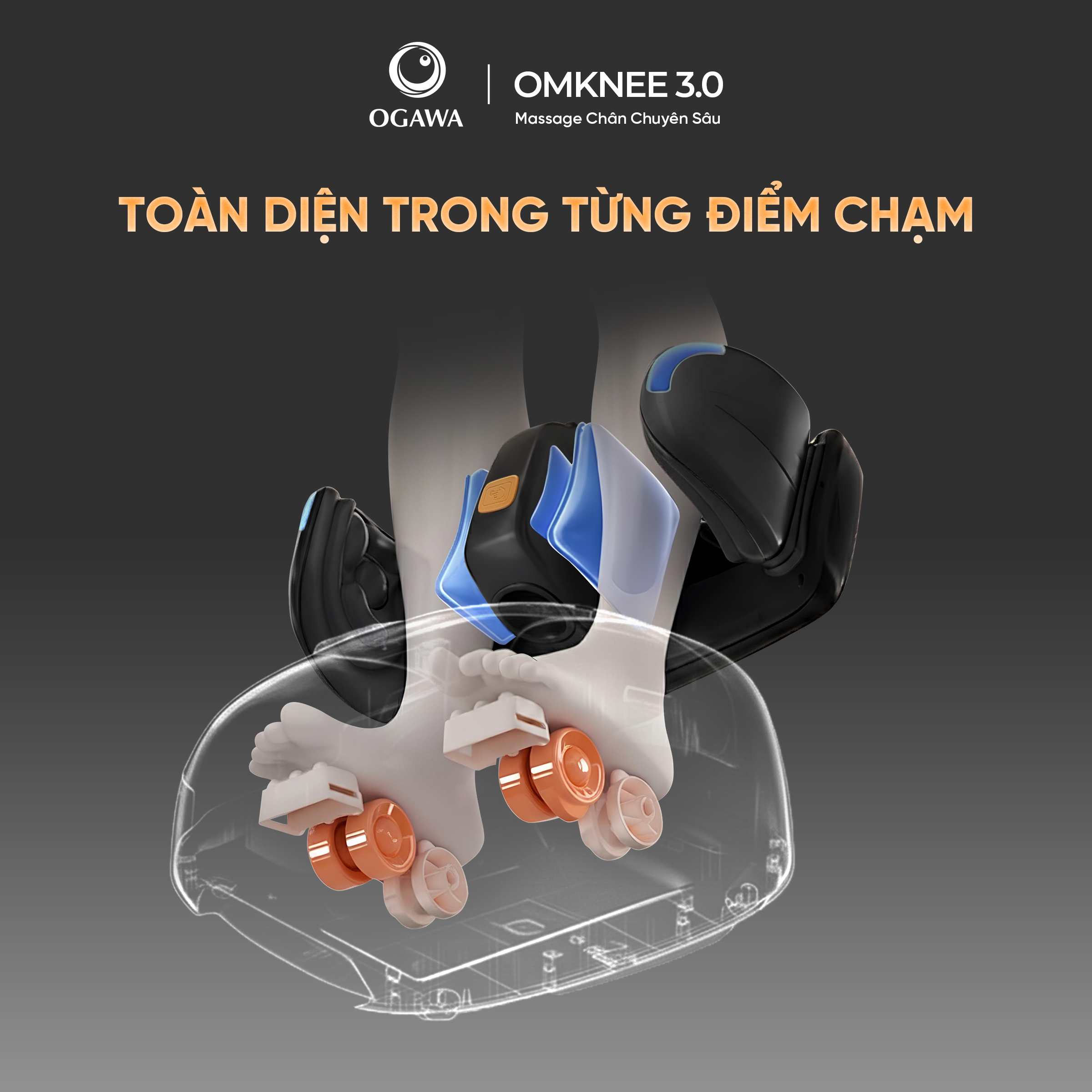Máy massage chân Omknee 3.0 - 6