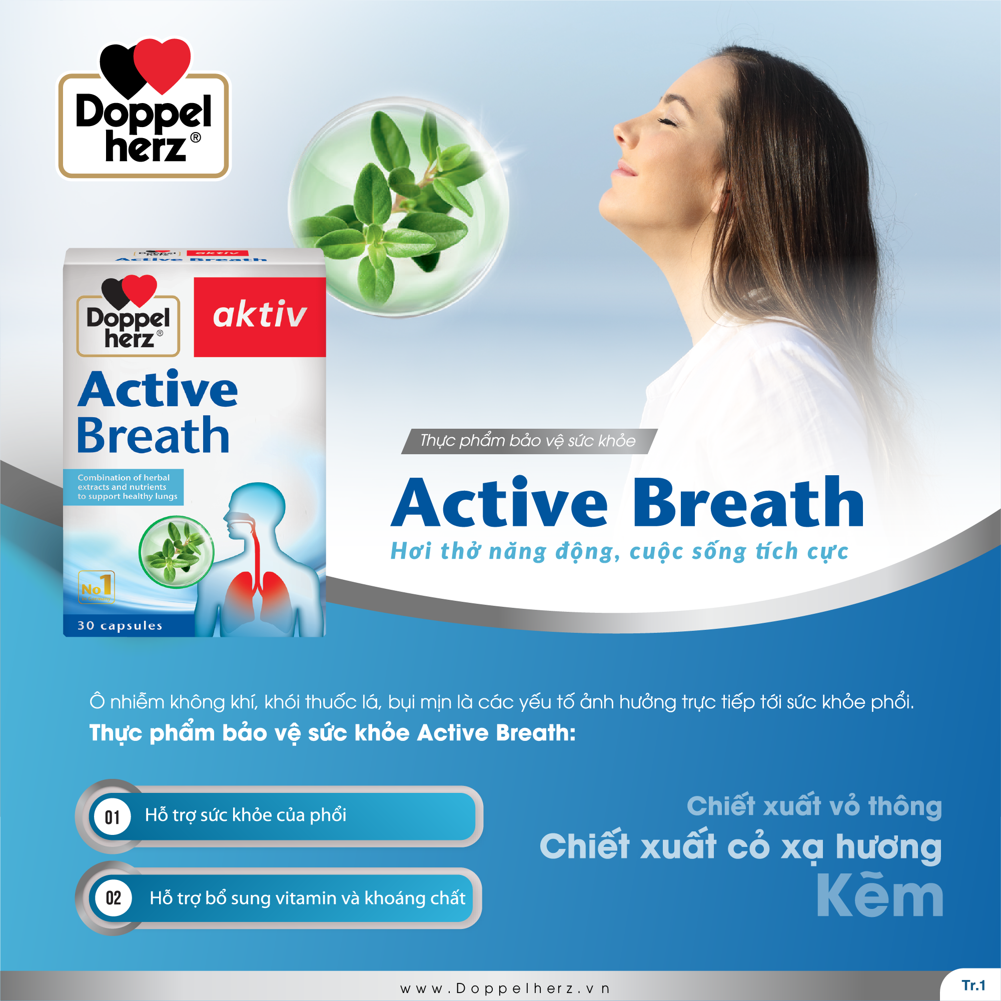 TPBVSK Active Breath hỗ trợ sức khỏe của phổi - 2