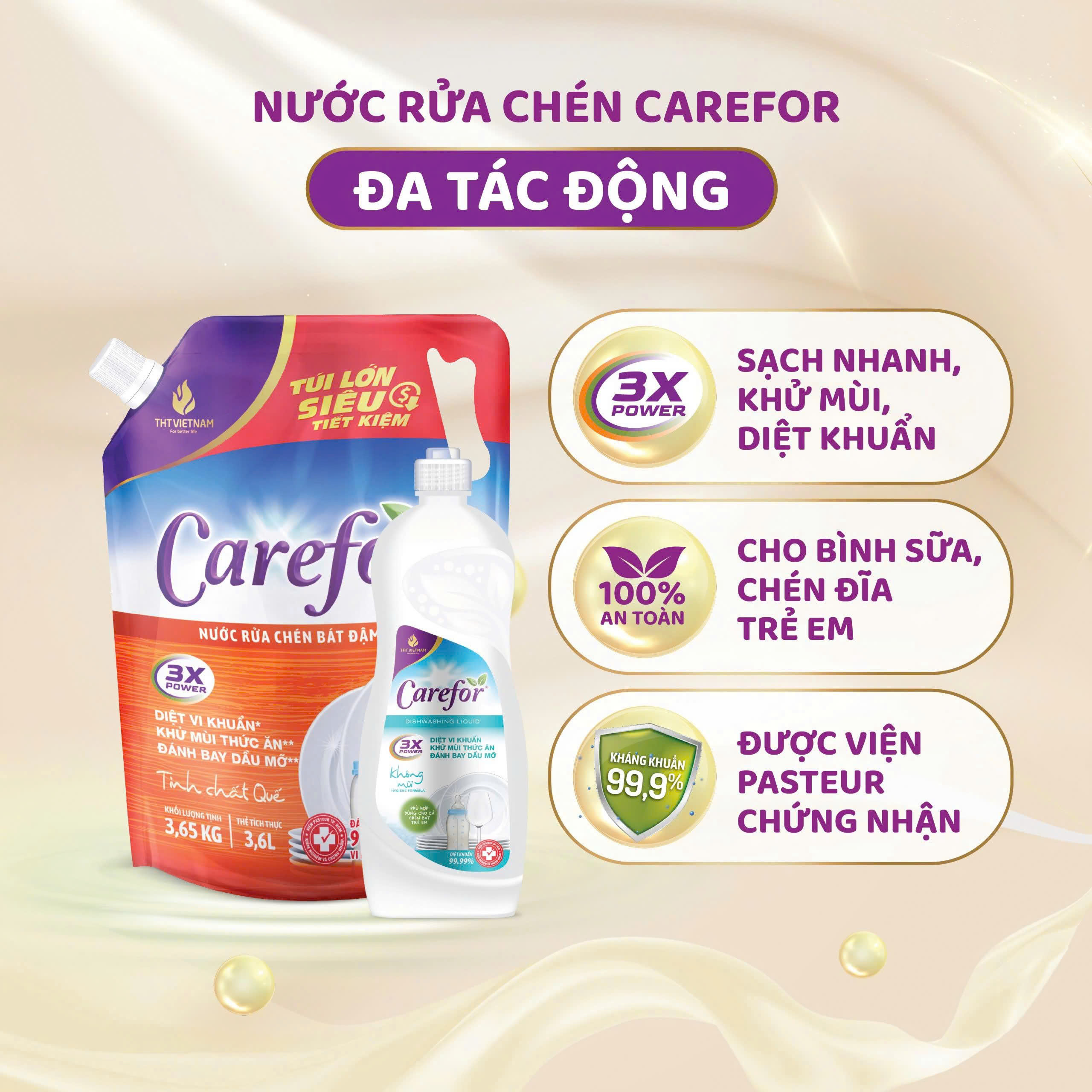 Nước rửa chén bát Carefor 800ml - 8