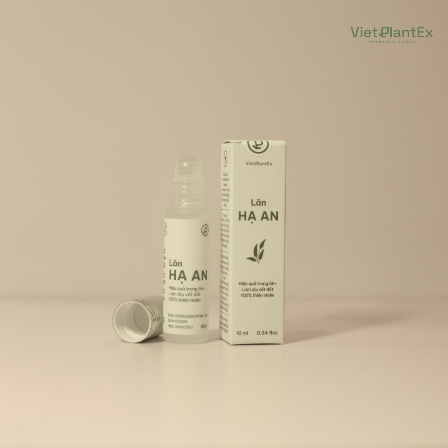 Tinh dầu đuổi muỗi Hạ An - làm dịu, giảm sưng ngứa do muỗi đốt (chai lăn 10ml) - 2