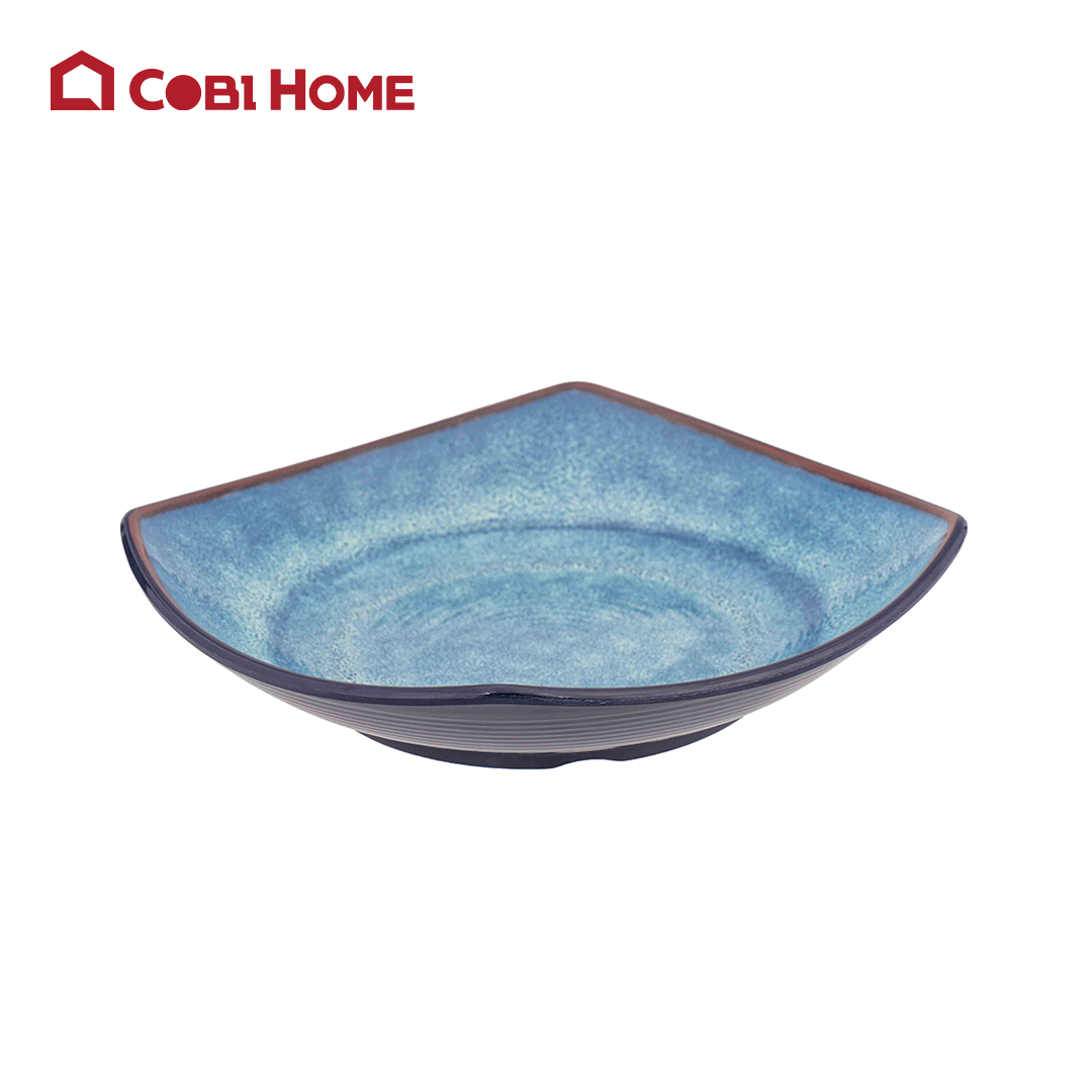 Dĩa Mela xanh loang hình vuông Size 220x220x56_378521_SDB5609
