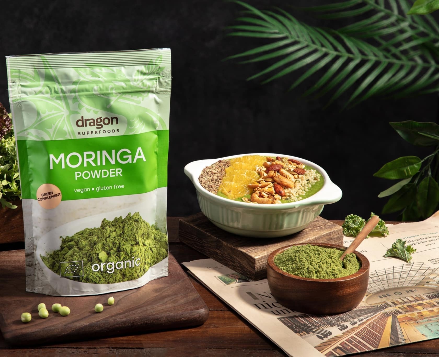 Bột rau chùm ngây hữu cơ Dragon Superfoods 200g - 4