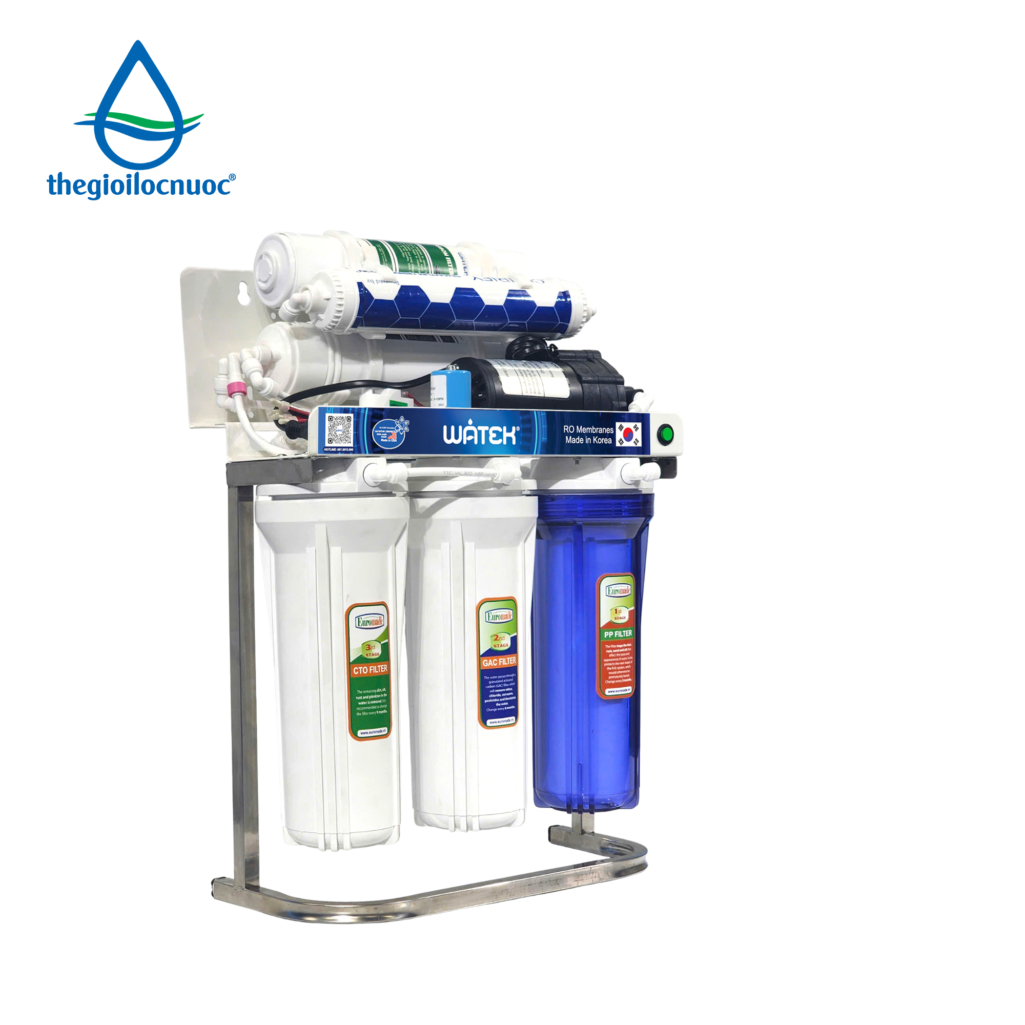 Máy lọc nước Watek, model: Eco-100RO - 9