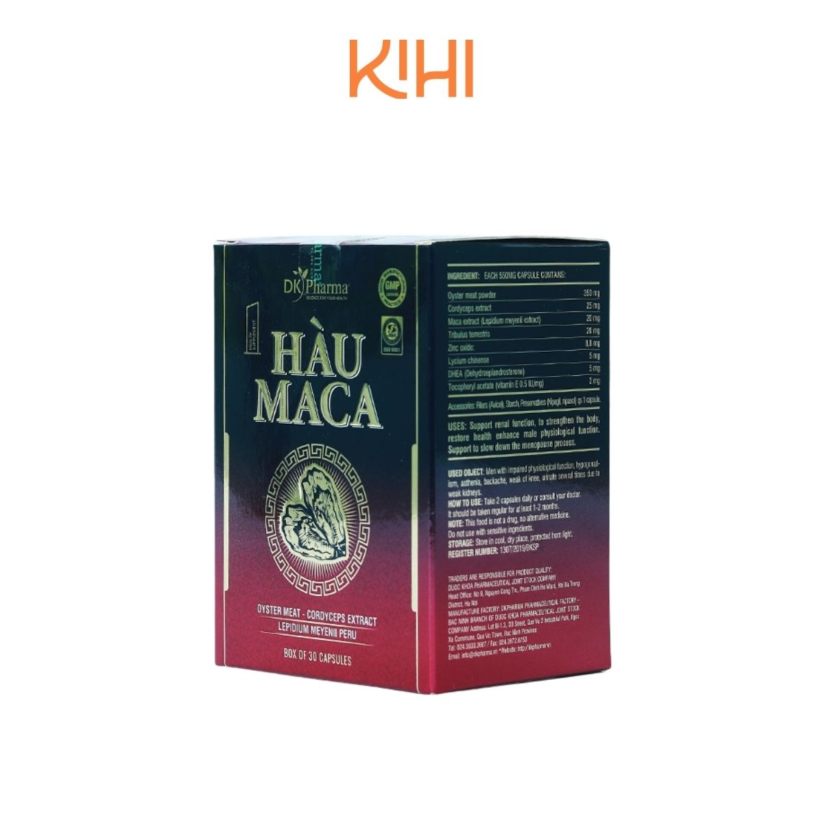 Thực phẩm bảo vệ sức khỏe Hàu Maca hỗ trợ sinh lý nam giới - Phân phối chính hãng