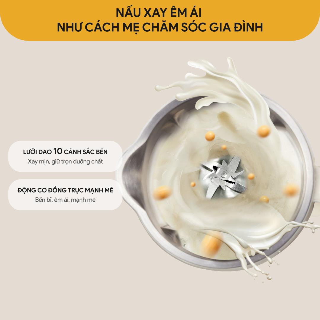 Máy Làm Sữa Hạt Đa Năng BlueStone SMB-7331 1.2 Lít 950W