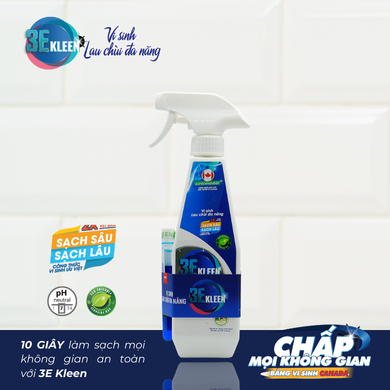 Bộ vi sinh lau chùi đa năng 3E Kleen (01 Chai 500ml + 01 ống 5ml) - 6