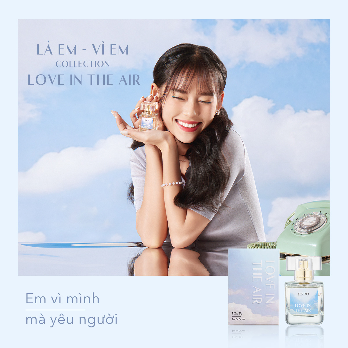 Nước hoa nữ Mine Love In The Air lưu hương 6-8h 30ml