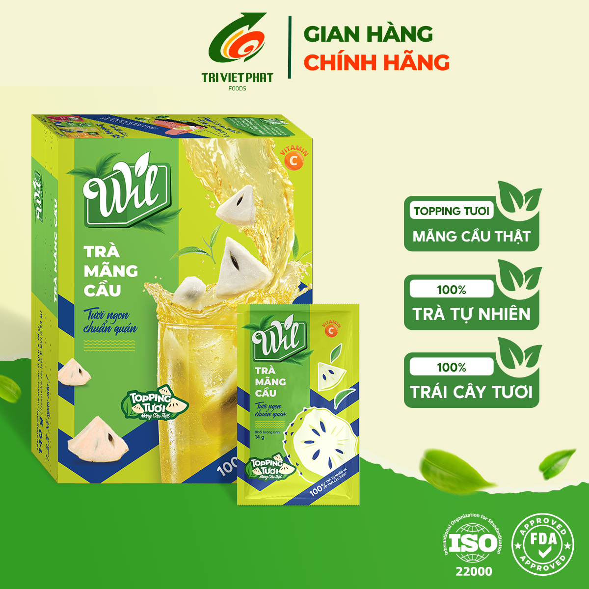 Trà mãng cầu 140g - Phân phối chính hãng